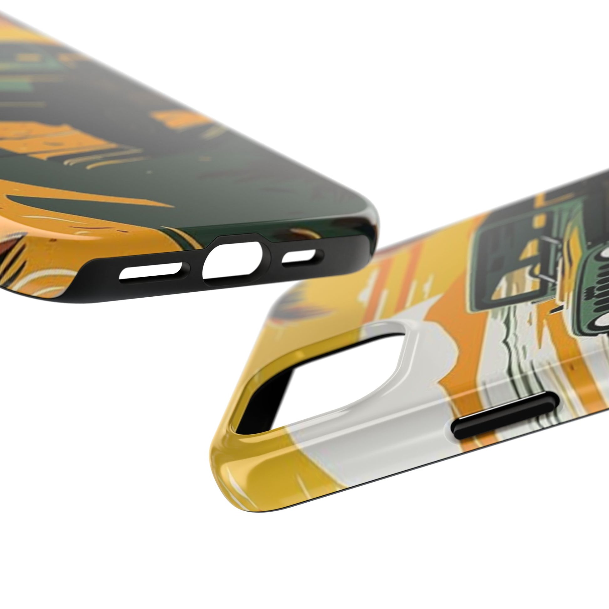 Jeep on Beach Artistic Tough Phone Cases for Iphones & Samsung Phones Durable