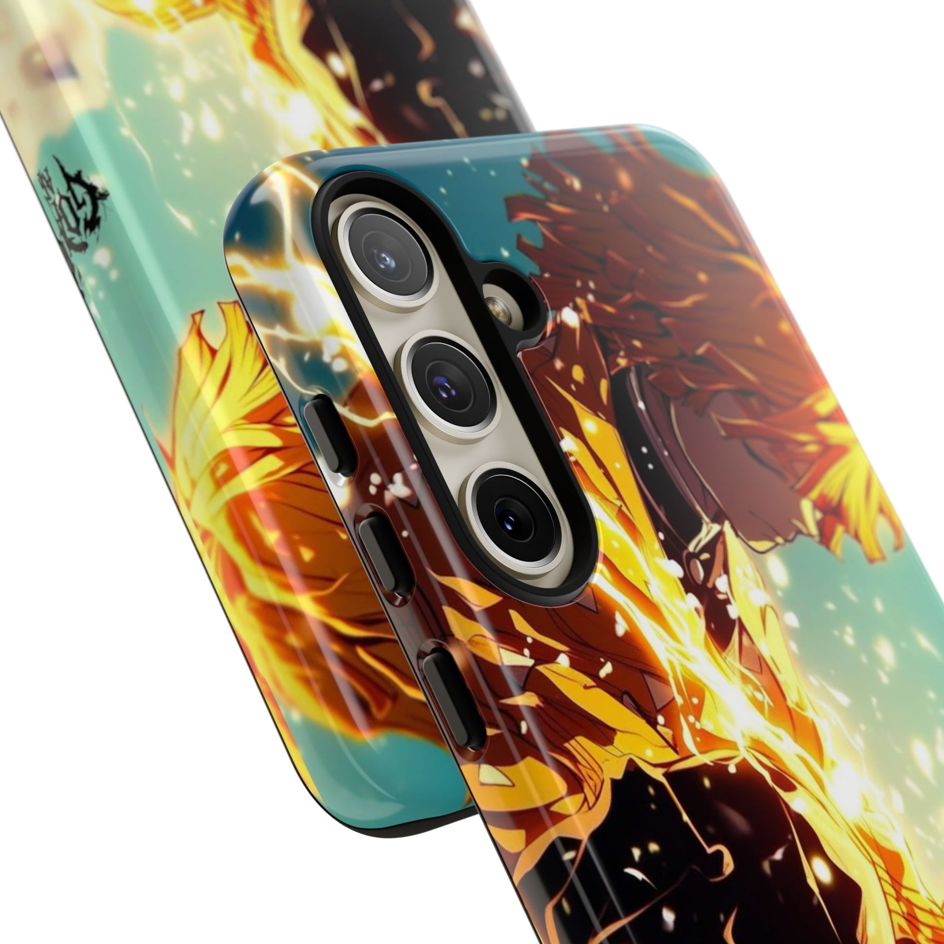 Demon Slayer Zenitsu Anime Theme Phone Case, Tough Cases for iPhones, Samsung, and Pixel