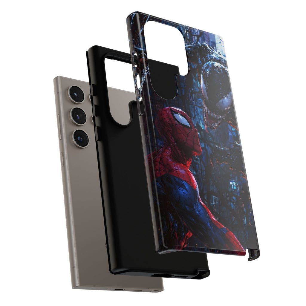 Venom x Spiderman Phone Case, Tough Cases for iPhones, Samsung, and Pixel