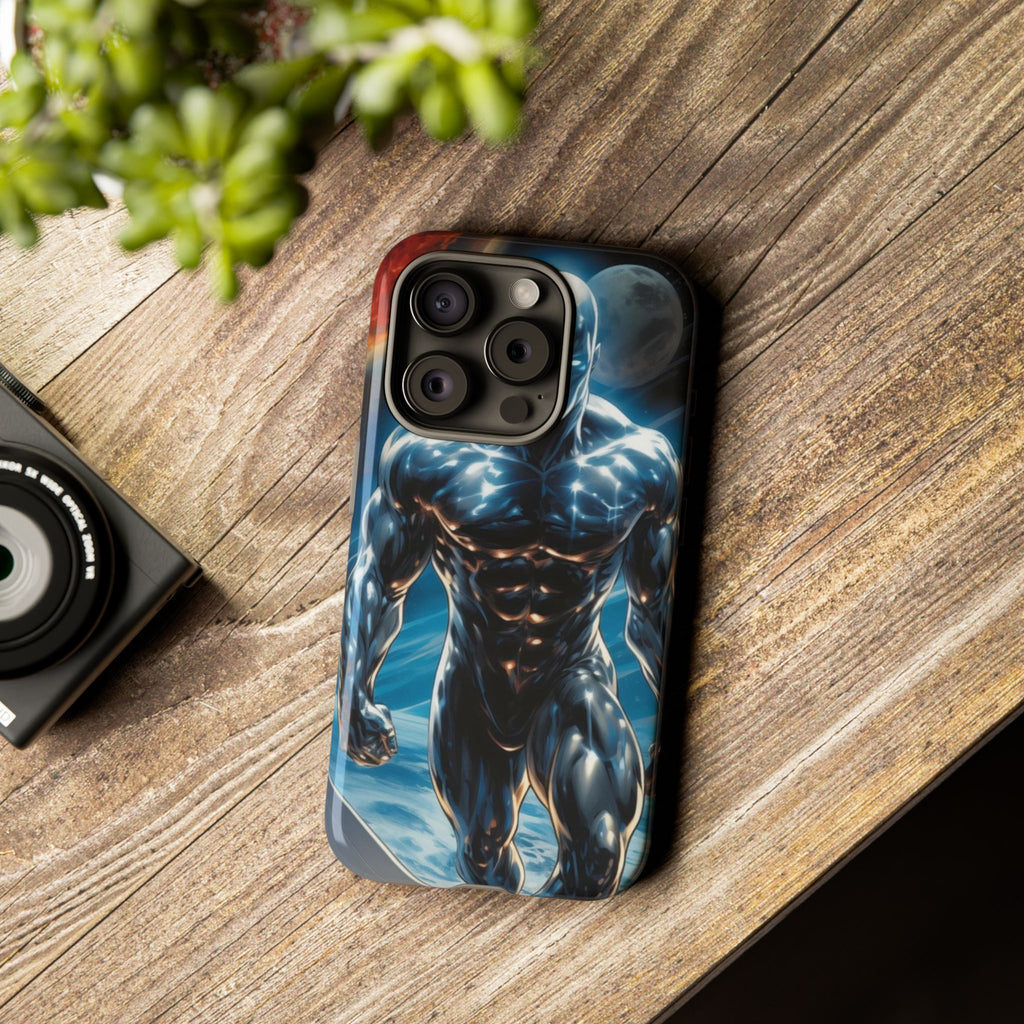 The Silver Surfer Comic Art Phone Case, Tough Cases for iPhones, Samsung, and Pixel