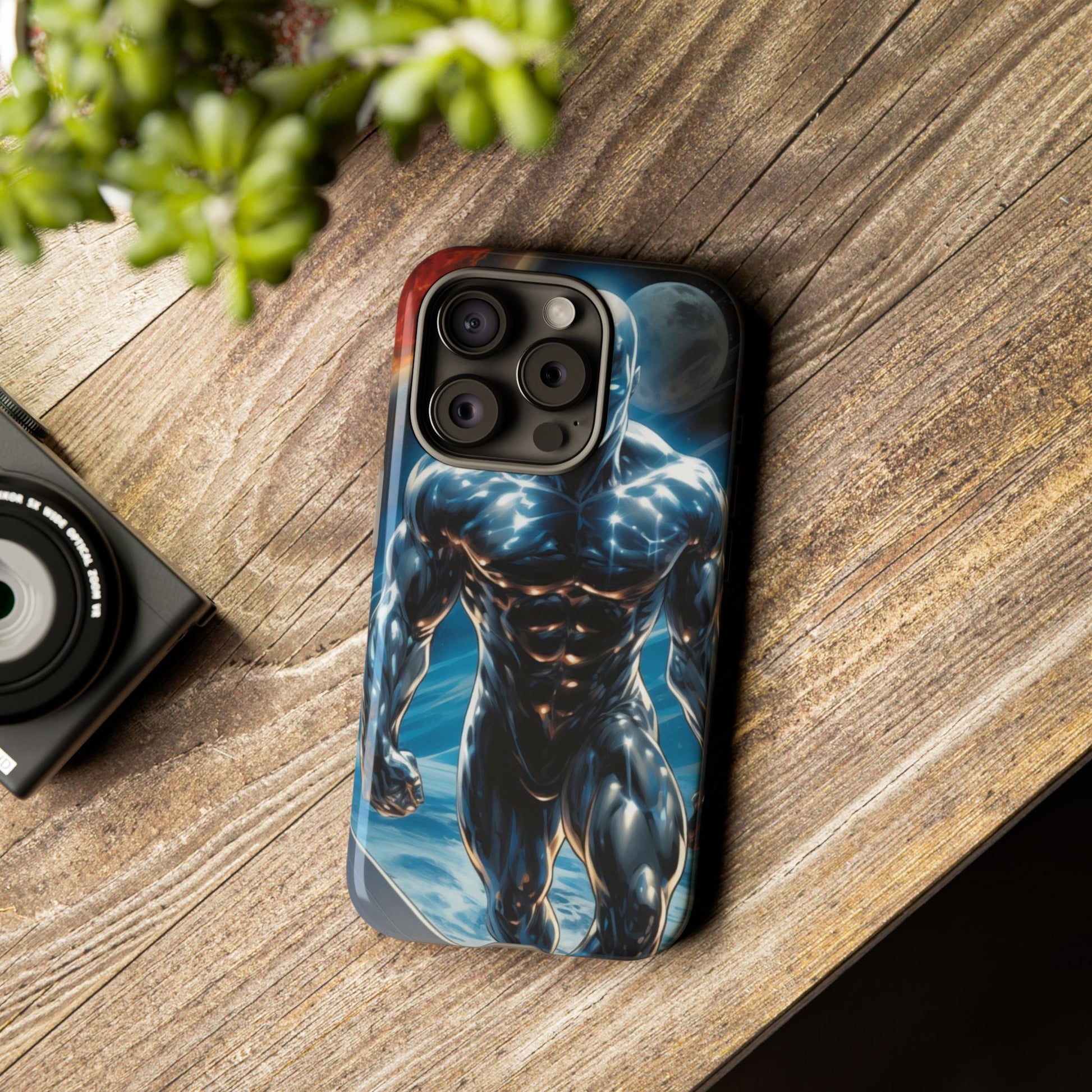 The Silver Surfer Comic Art Phone Case, Tough Cases for iPhones, Samsung, and Pixel
