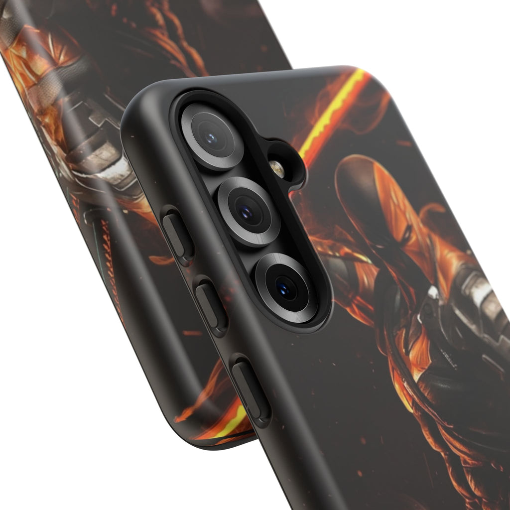 DC Comics Death Stroke Tough Cases for iPhones, Samsung, and Pixel