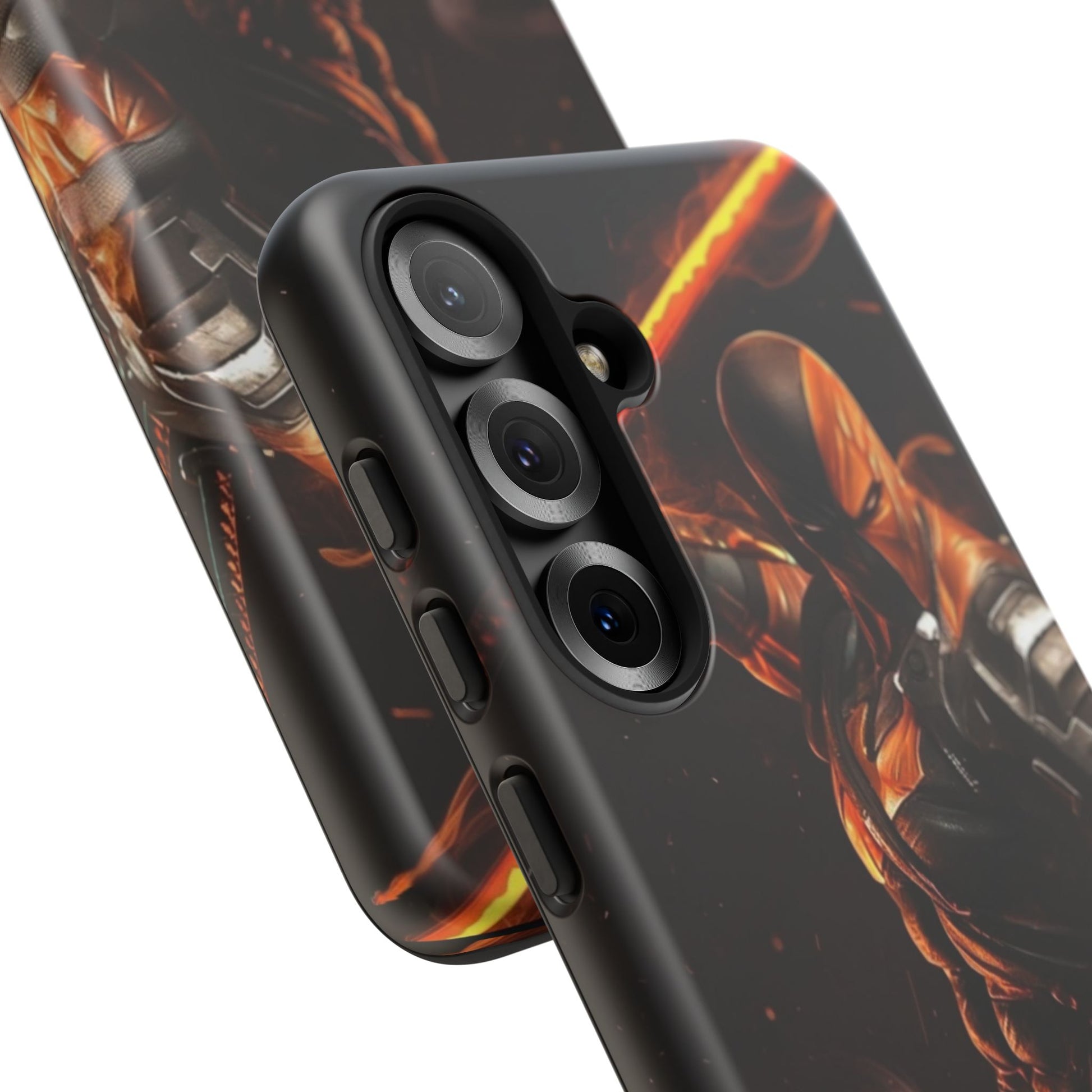 DC Comics Death Stroke Tough Cases for iPhones, Samsung, and Pixel