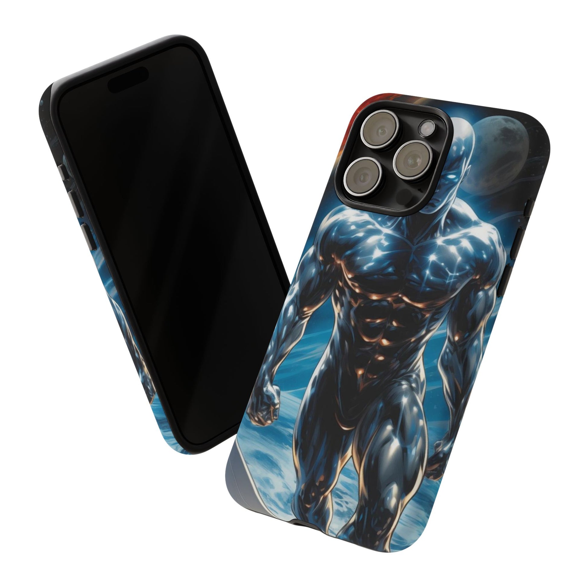 The Silver Surfer Comic Art Phone Case, Tough Cases for iPhones, Samsung, and Pixel