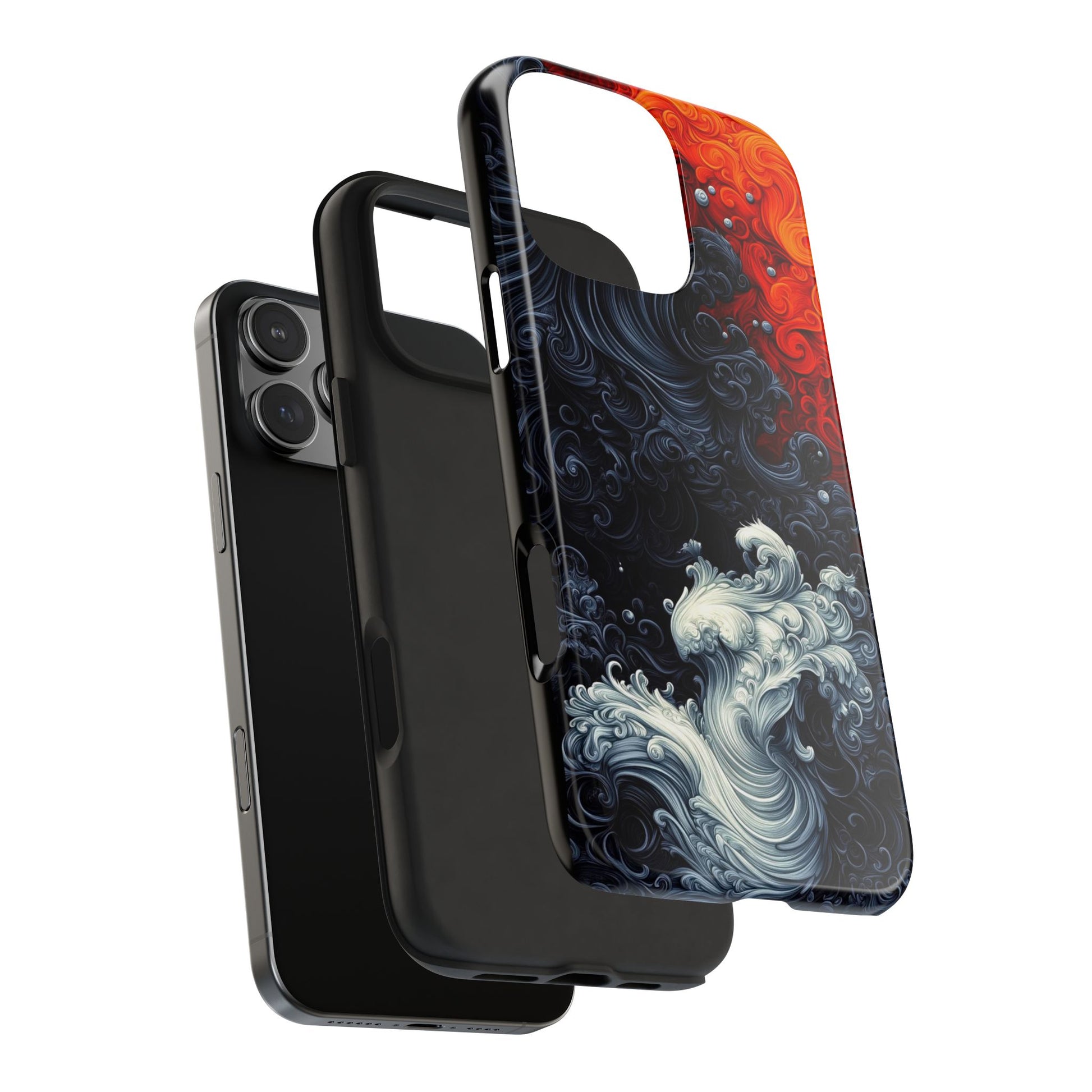 Japanese Art Design Tough Phone Cases for iPhone & Samsung Galaxy Phones