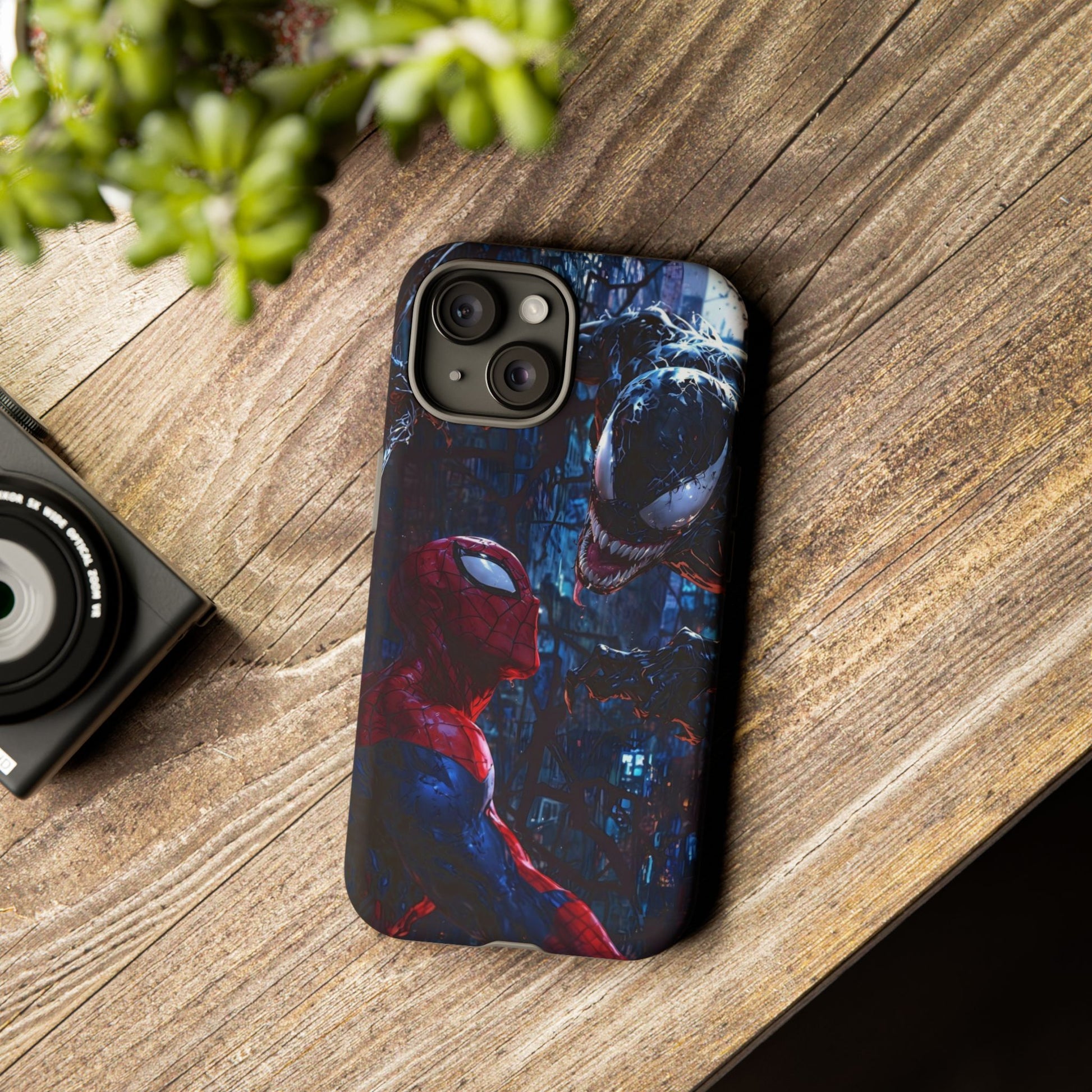 Venom x Spiderman Phone Case, Tough Cases for iPhones, Samsung, and Pixel