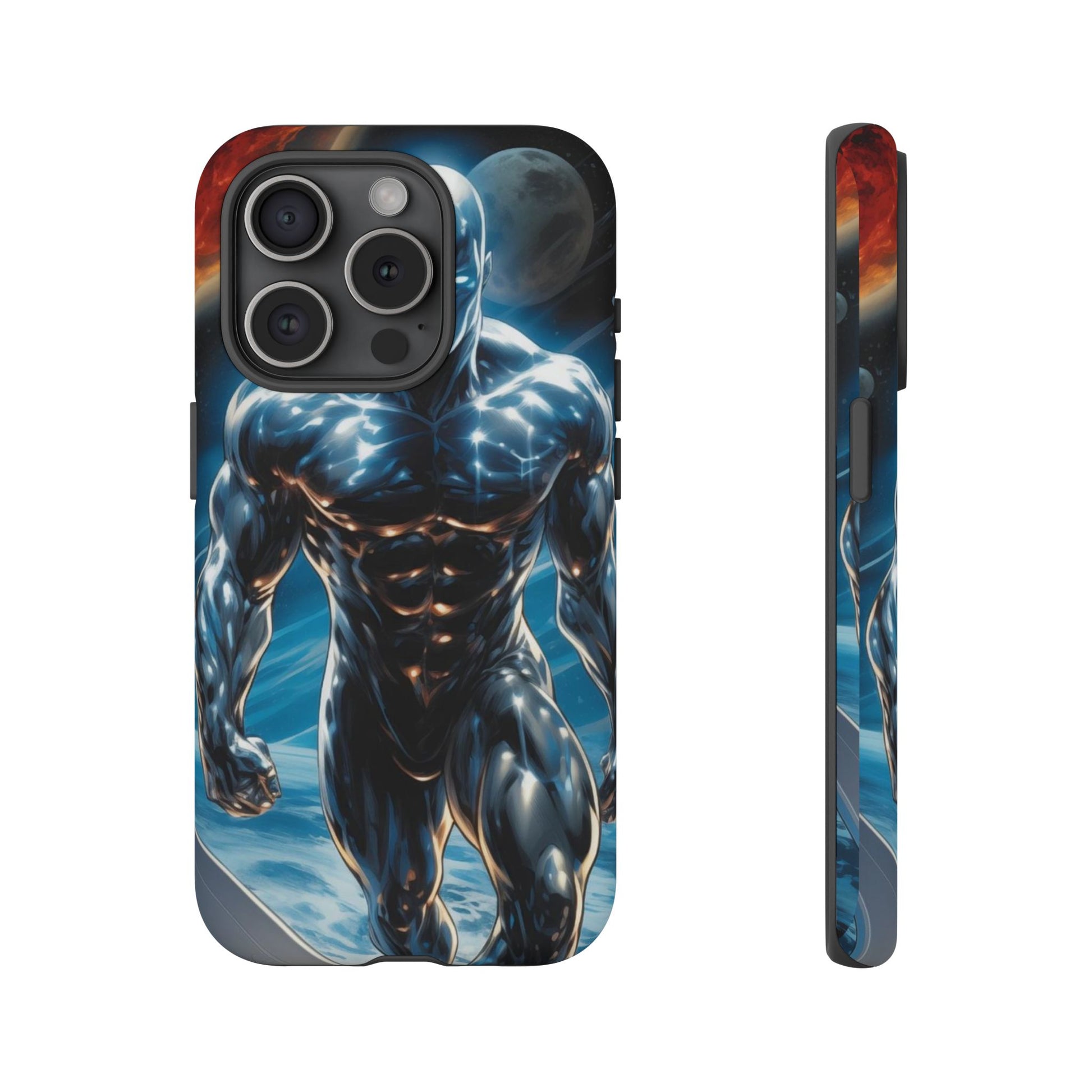 The Silver Surfer Comic Art Phone Case, Tough Cases for iPhones, Samsung, and Pixel