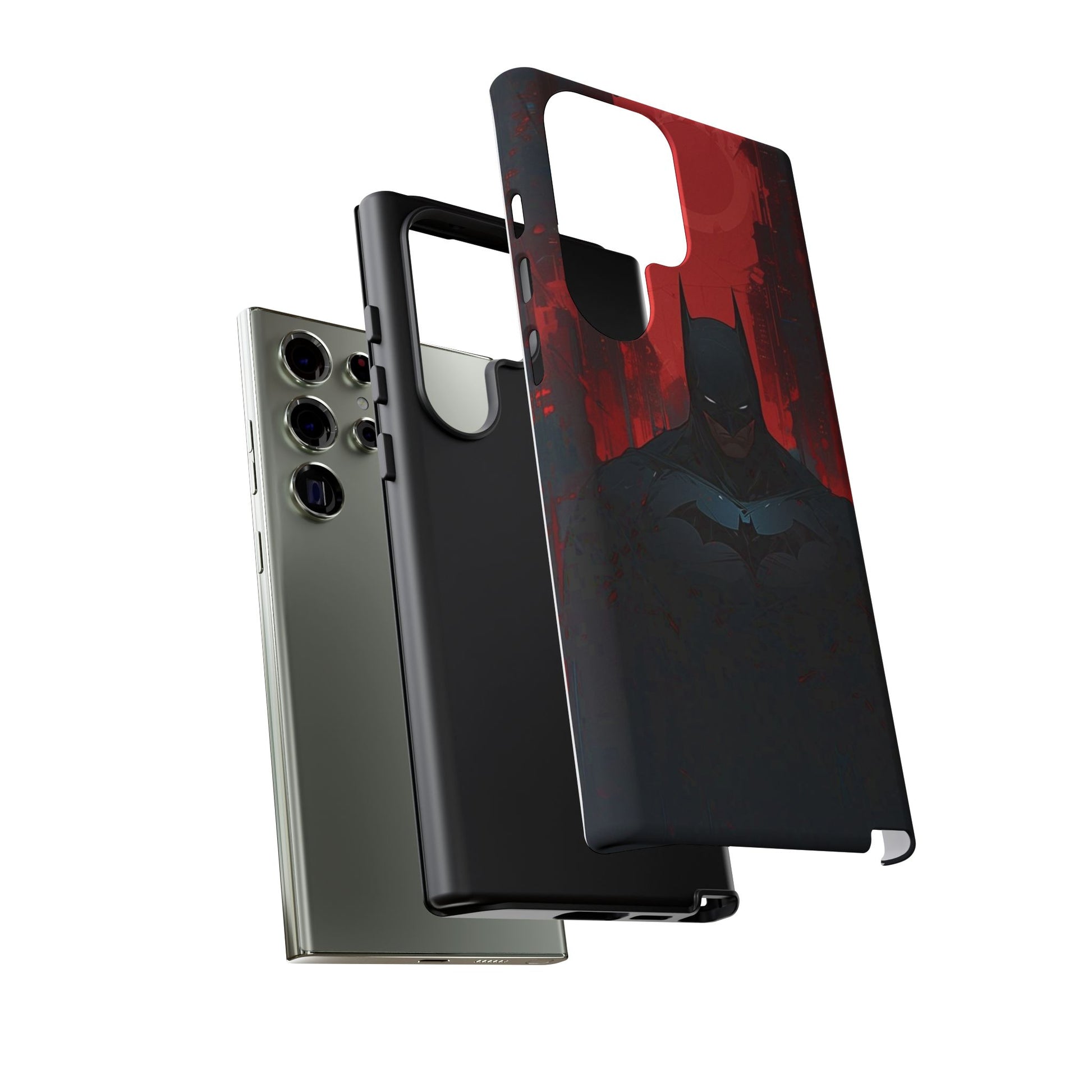 The Dark Knight Batman Tough Cases for iPhones, Samsung, and Pixel
