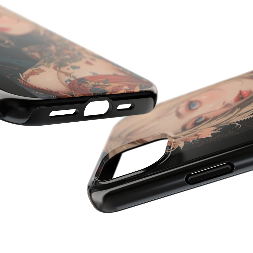 Tattoo Anime Girl Inspired Phone Cases for Iphones & Samsung Phones
