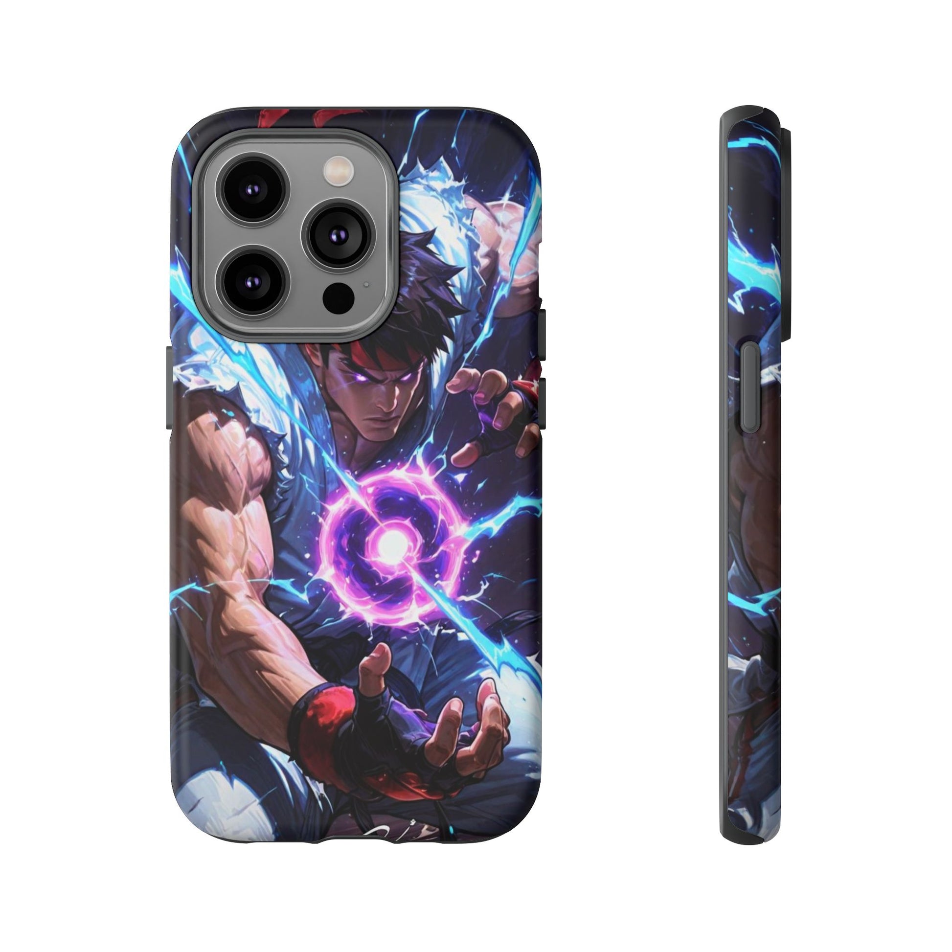 Street Fighter Ryu Gamer Art Tough Cases for iPhones, Samsung, and Pixel