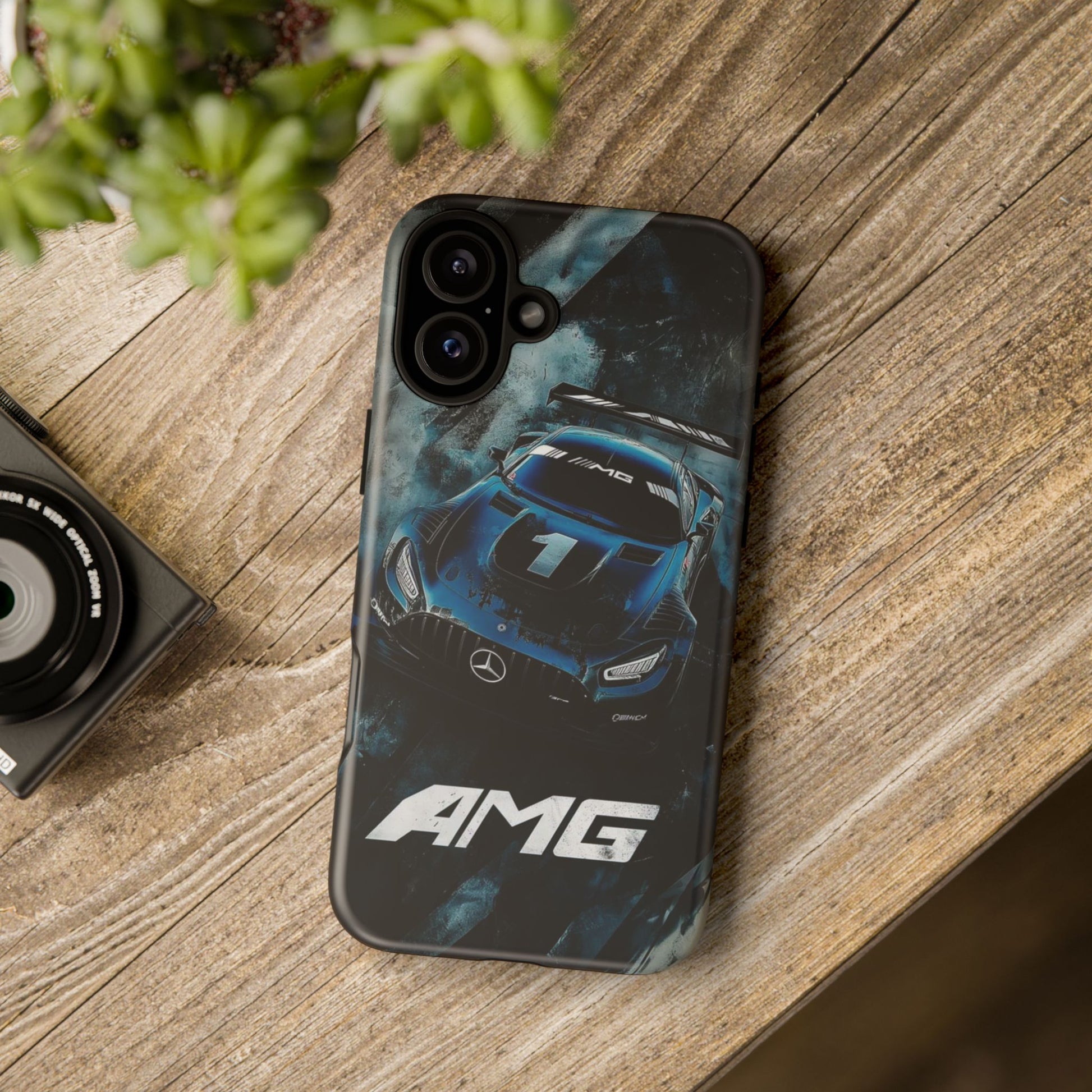 Mercedes AMG Racing Car Tough Cases for iPhones, Samsung, and Pixel