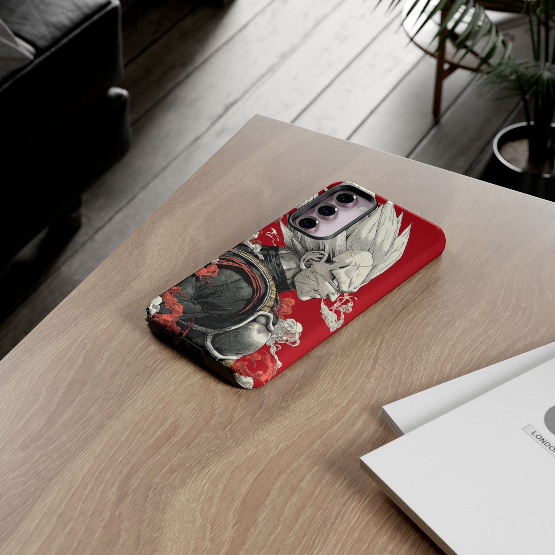 Dragon Ball Z Vegeta Anime Tough Cases for iPhones, Samsung, and Pixel