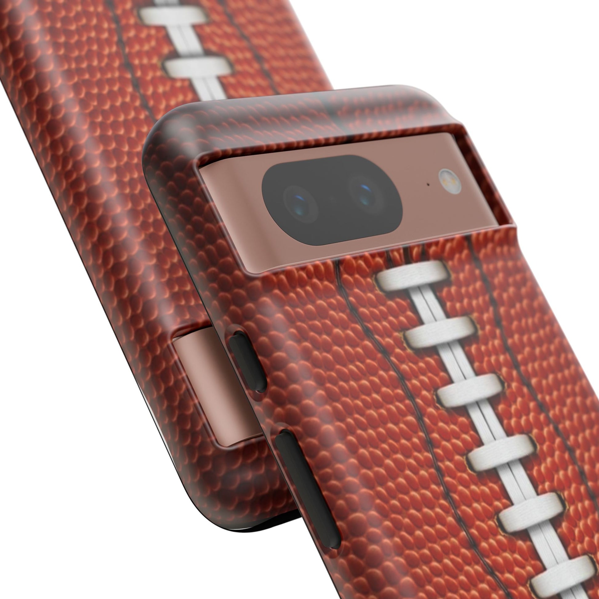 Football Pigskin Print Tough Cases for iPhones, Samsung, and Pixel