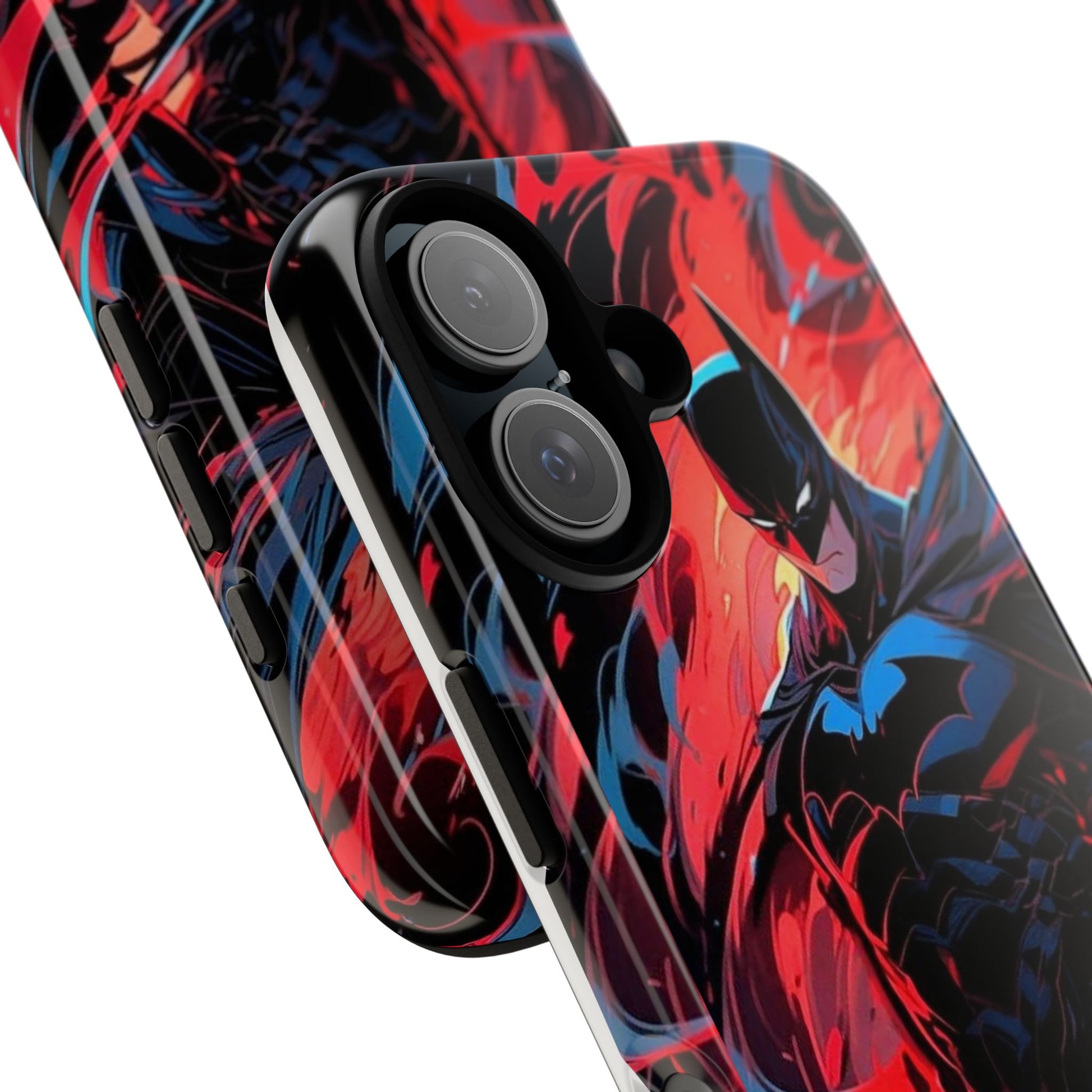 The Dark Knight Batman Art Tough Cases for iPhones, Samsung, and Pixel