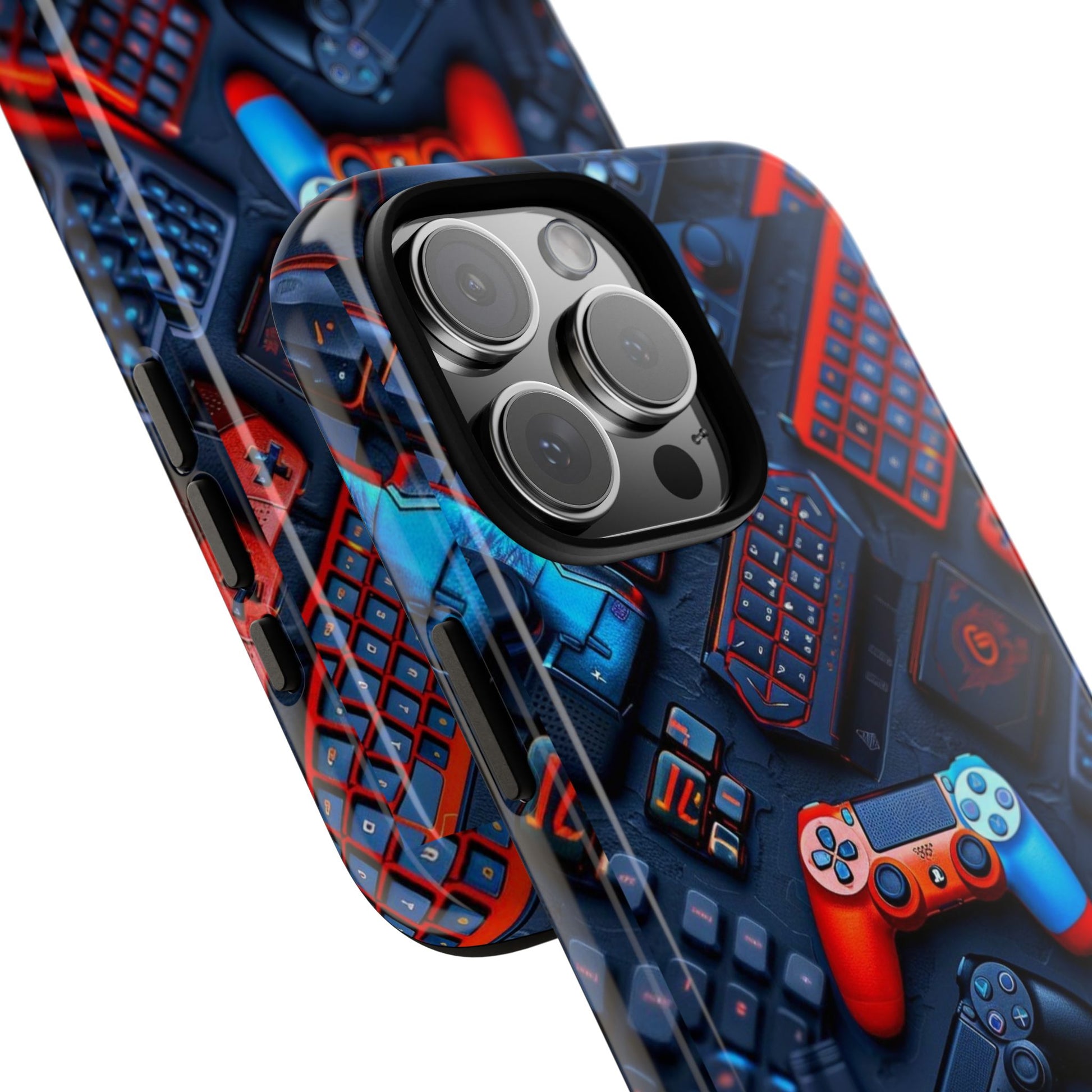 Gamer Themed Controllers Tough Cases for iPhones, Samsung, and Pixel
