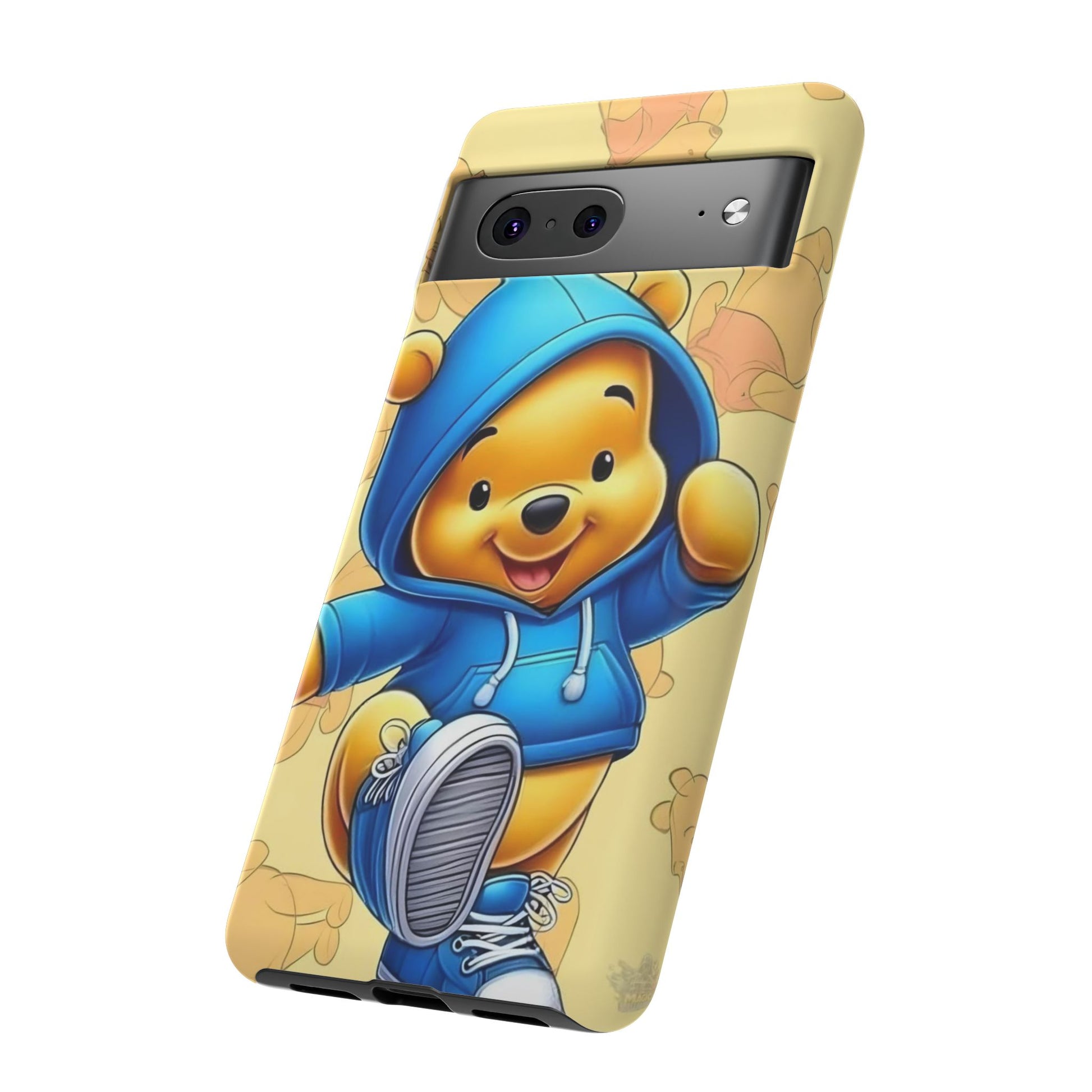 Cute Pooh Bear Phone Case, Tough Case
