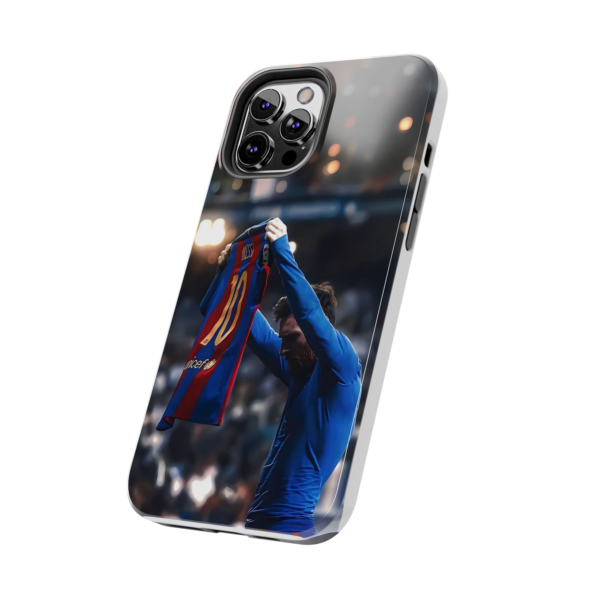 Soccer Champ Messi Tough Phone Cases for Iphones & Samsung Phones Durable