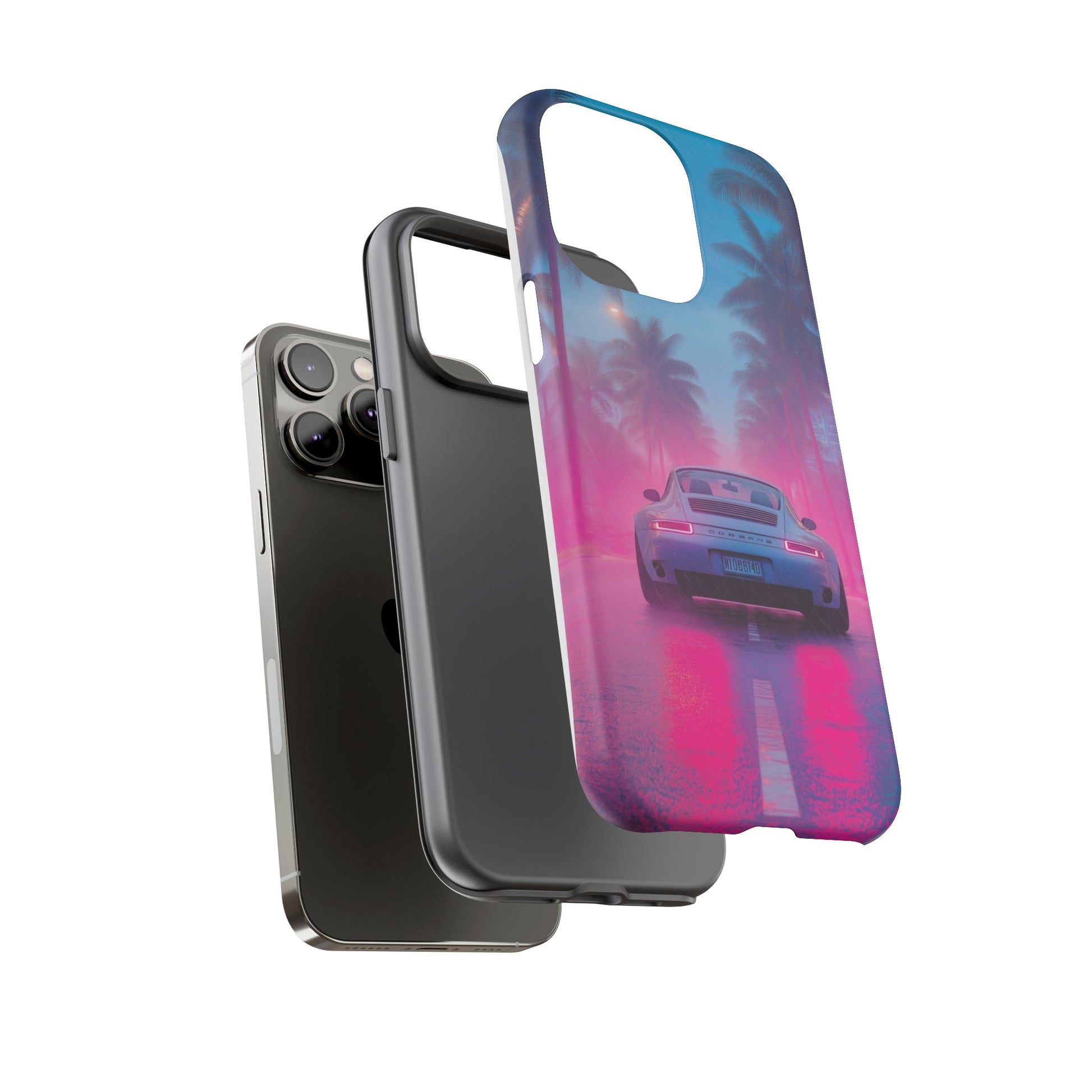Miami Vice Porsche Phone Case for iPhone, Samsung Galaxy, & Pixel Phones
