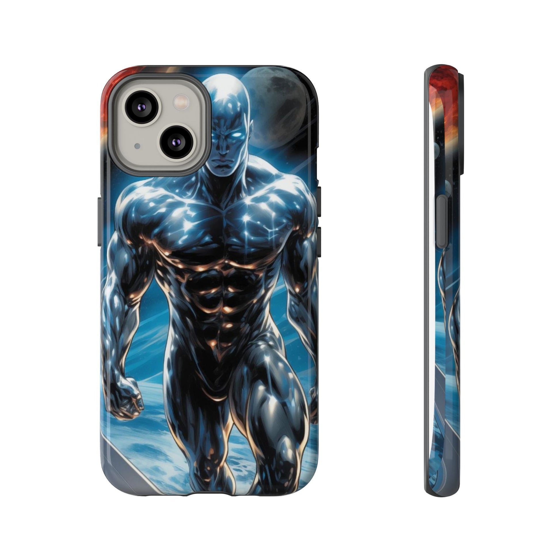 The Silver Surfer Comic Art Phone Case, Tough Cases for iPhones, Samsung, and Pixel