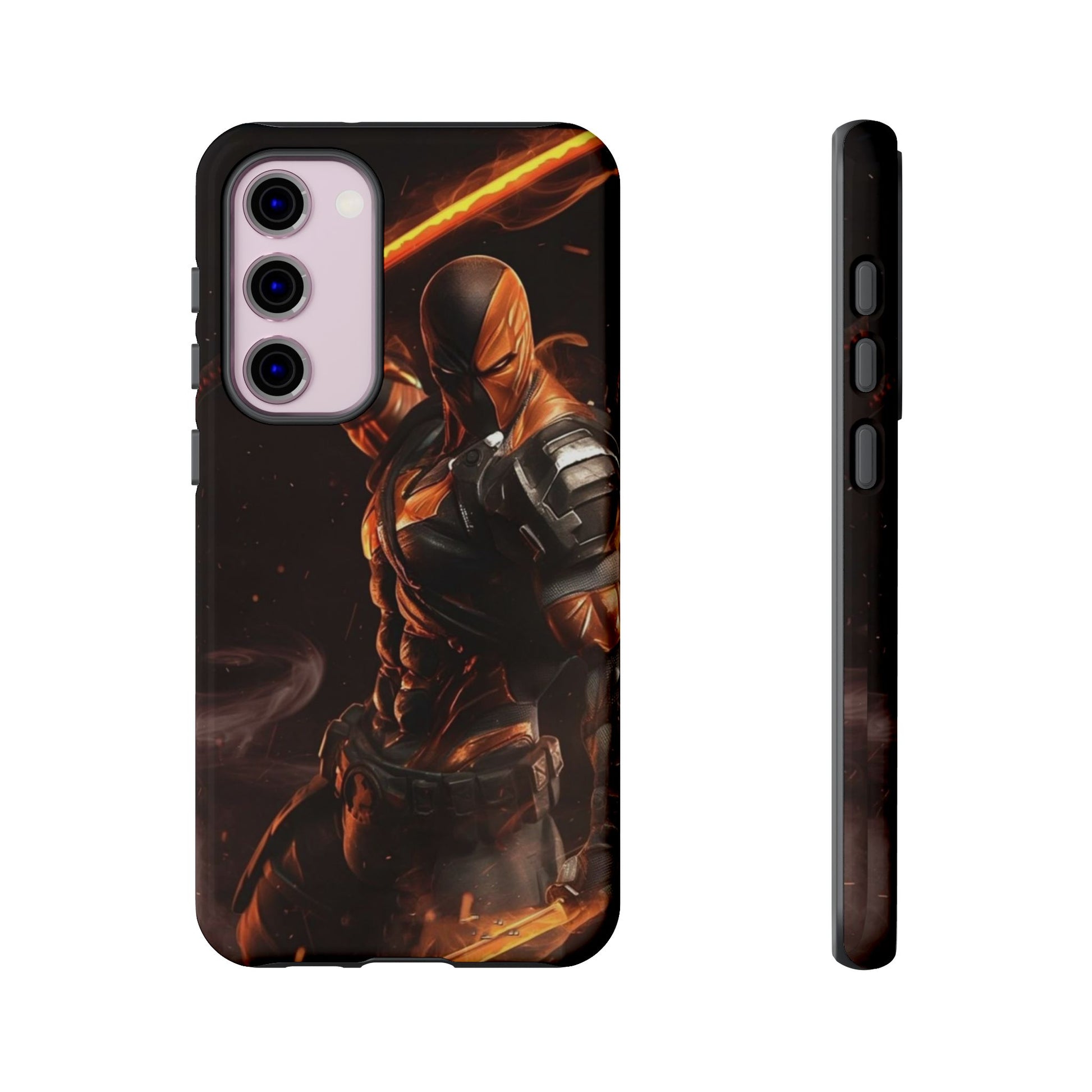 DC Comics Death Stroke Tough Cases for iPhones, Samsung, and Pixel