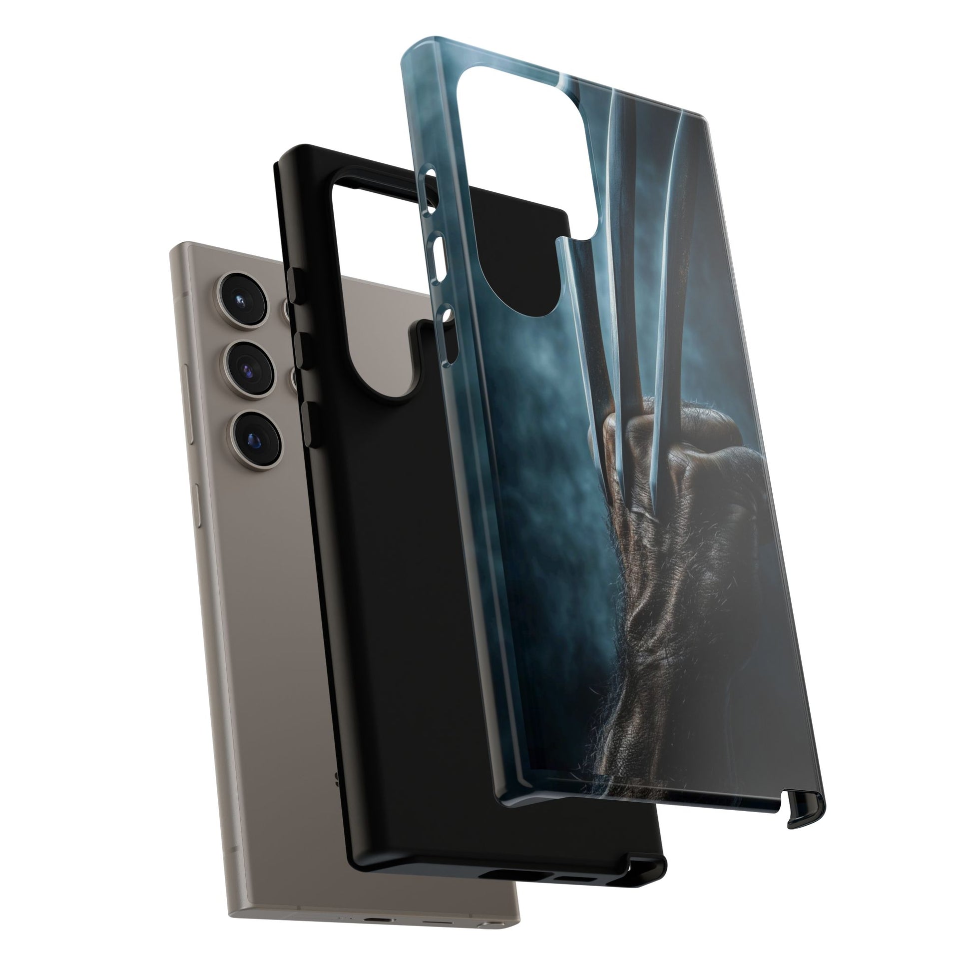 Logan's Claws Wolverine Tough Cases for iPhones, Samsung, and Pixel