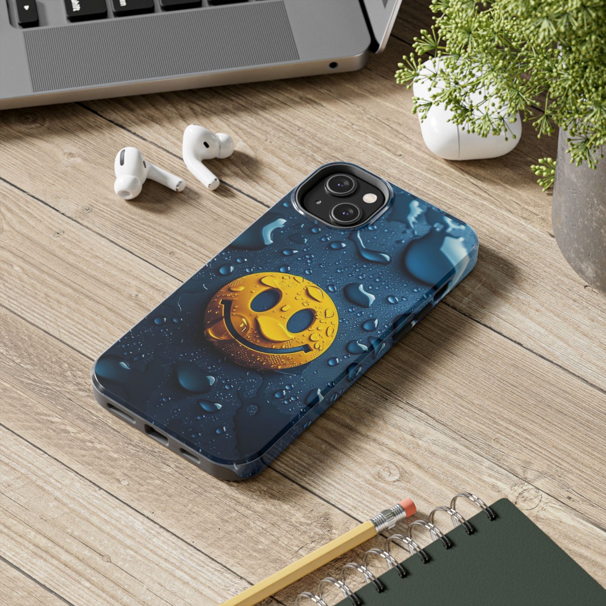 Be Happy Smiley Face Phone Cases for iPhones & Samsung Phones