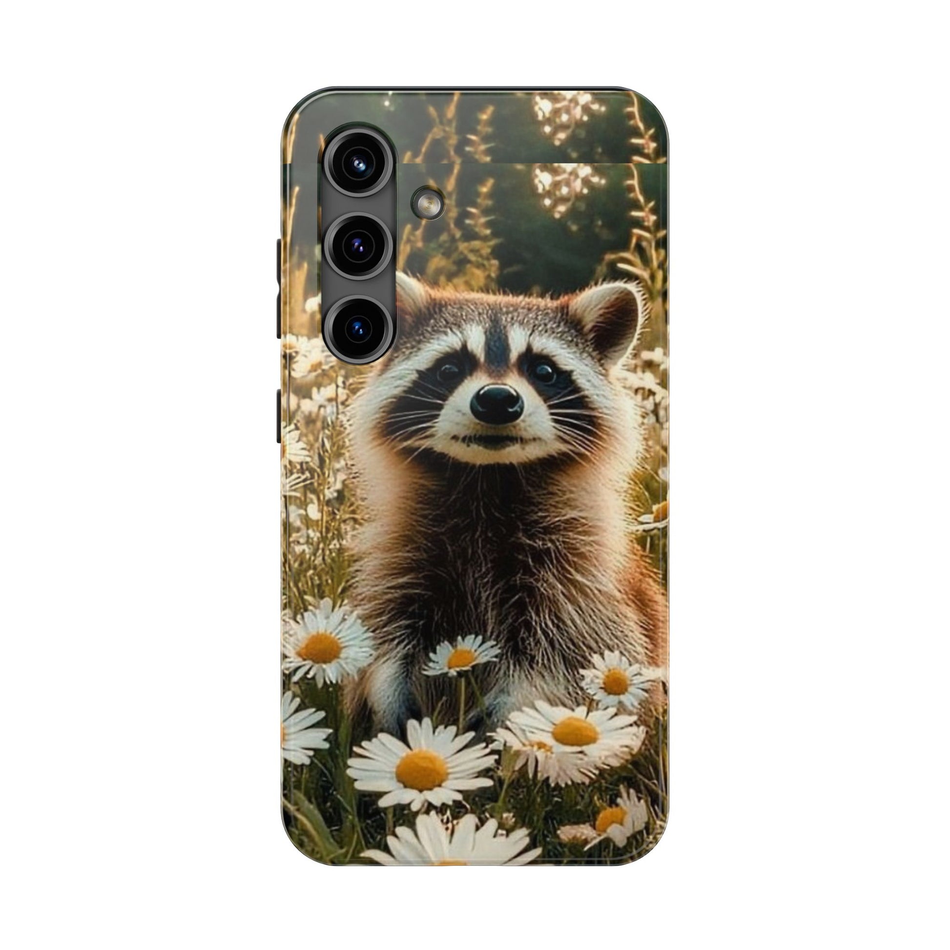 Cute Raccoon Theme Phone Cases for iPhones & Samsung Phones