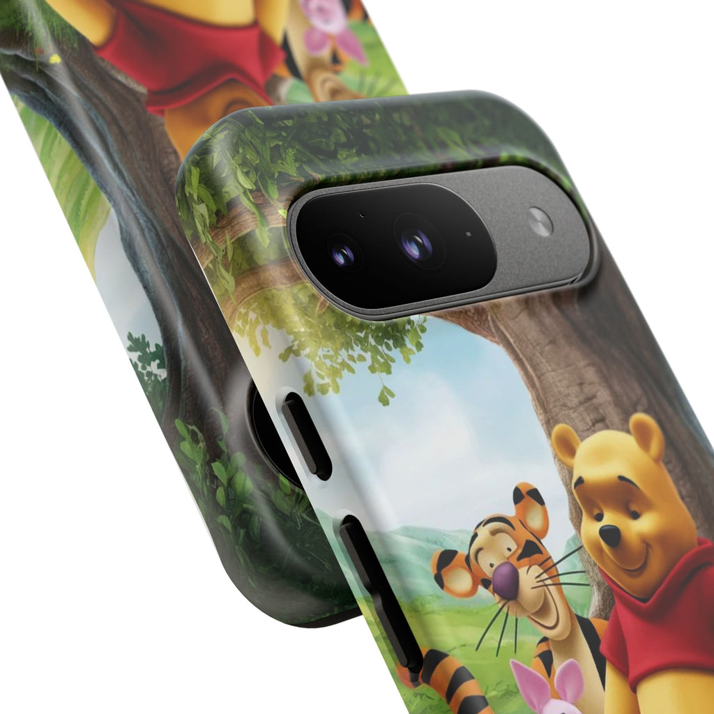 Cute Pooh Bear Phone Case, Tough Cases, Disney Phone for iPhones, Samsung, and Pixel