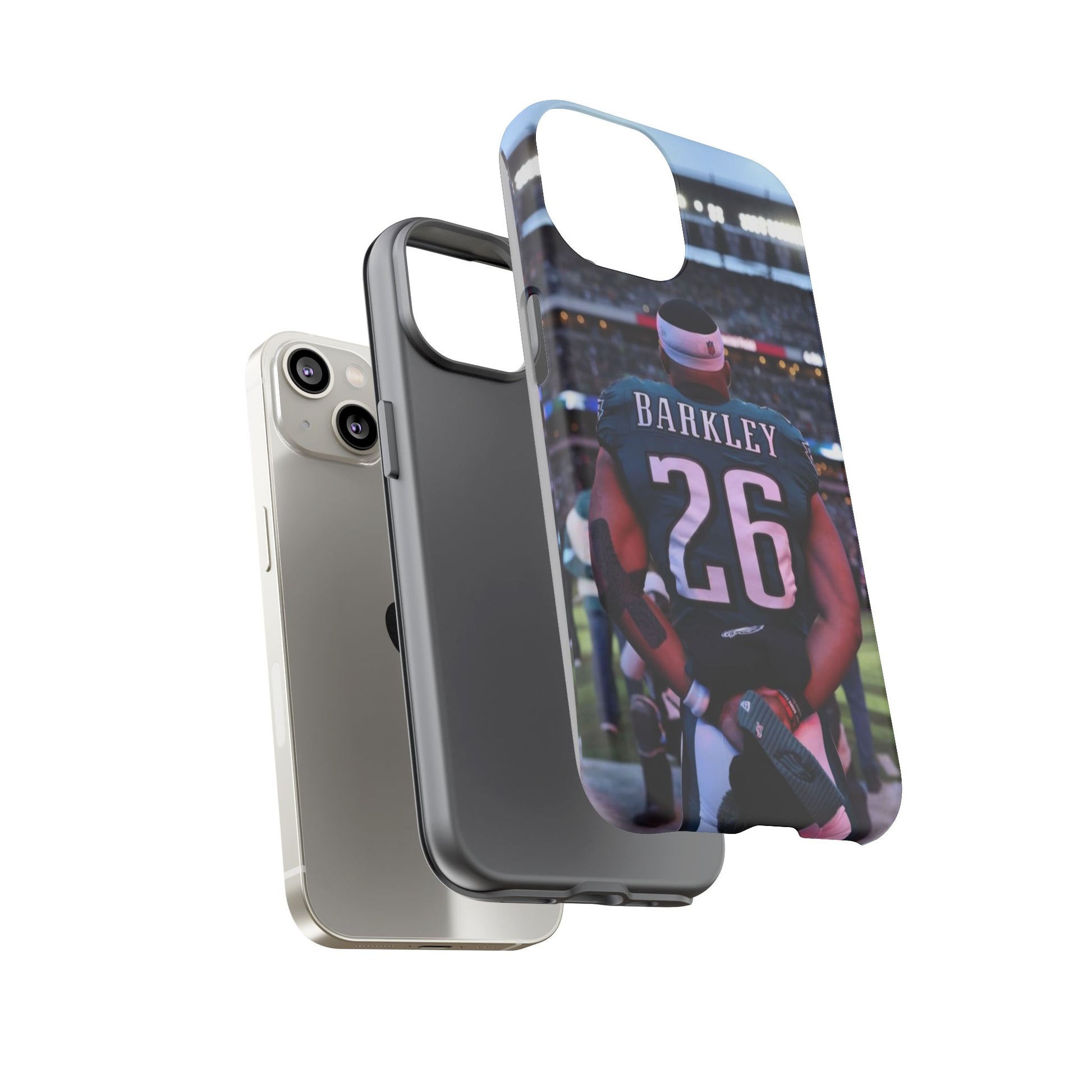 Eagles Football Saquon Barkley Tough Cases for iPhones, Samsung, and Pixel