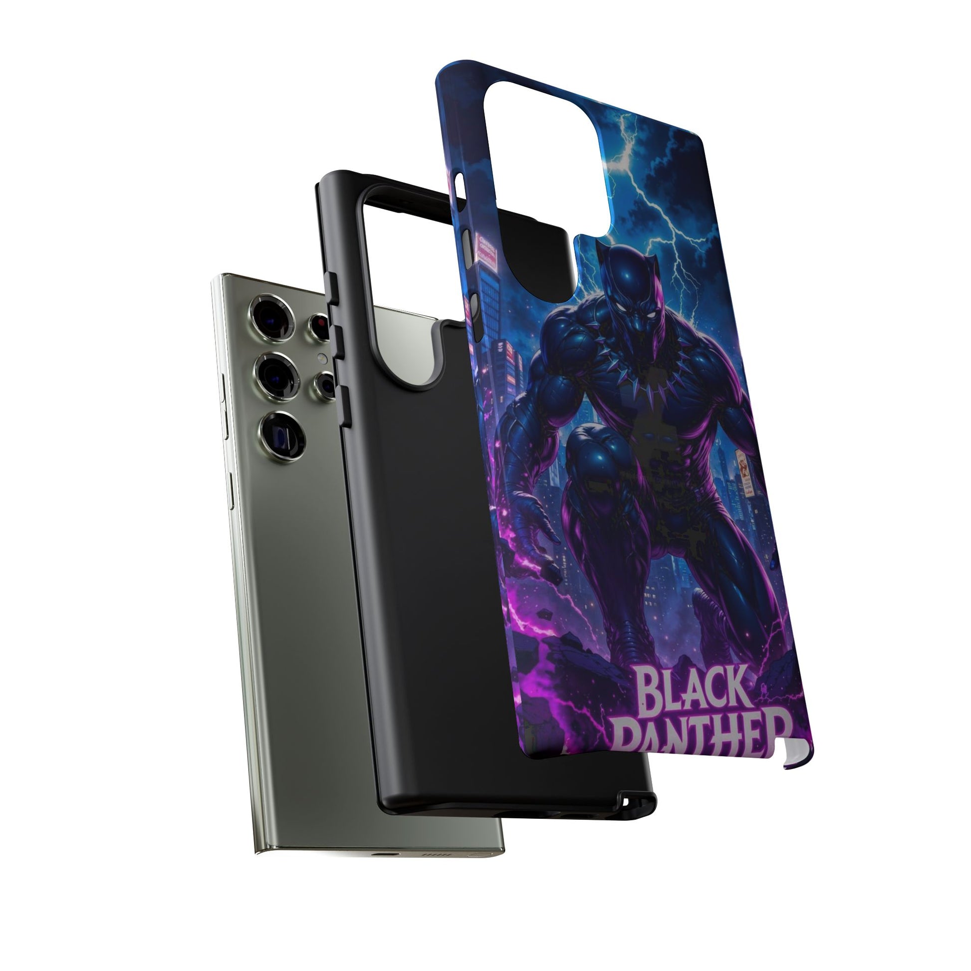 Black Panther Phone Case, Tough Cases for iPhones, Samsung, and Pixel