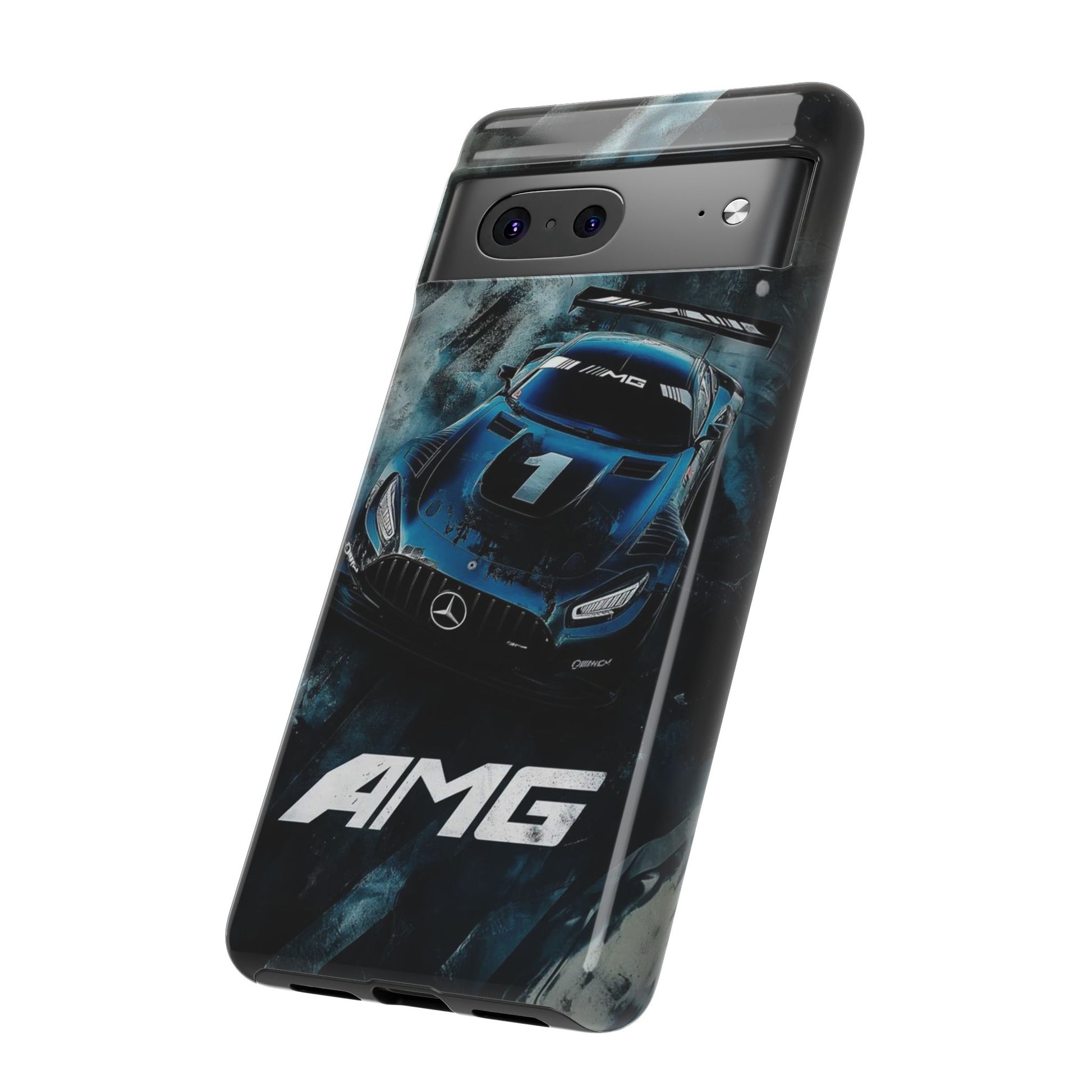 Mercedes AMG Racing Car Tough Cases for iPhones, Samsung, and Pixel
