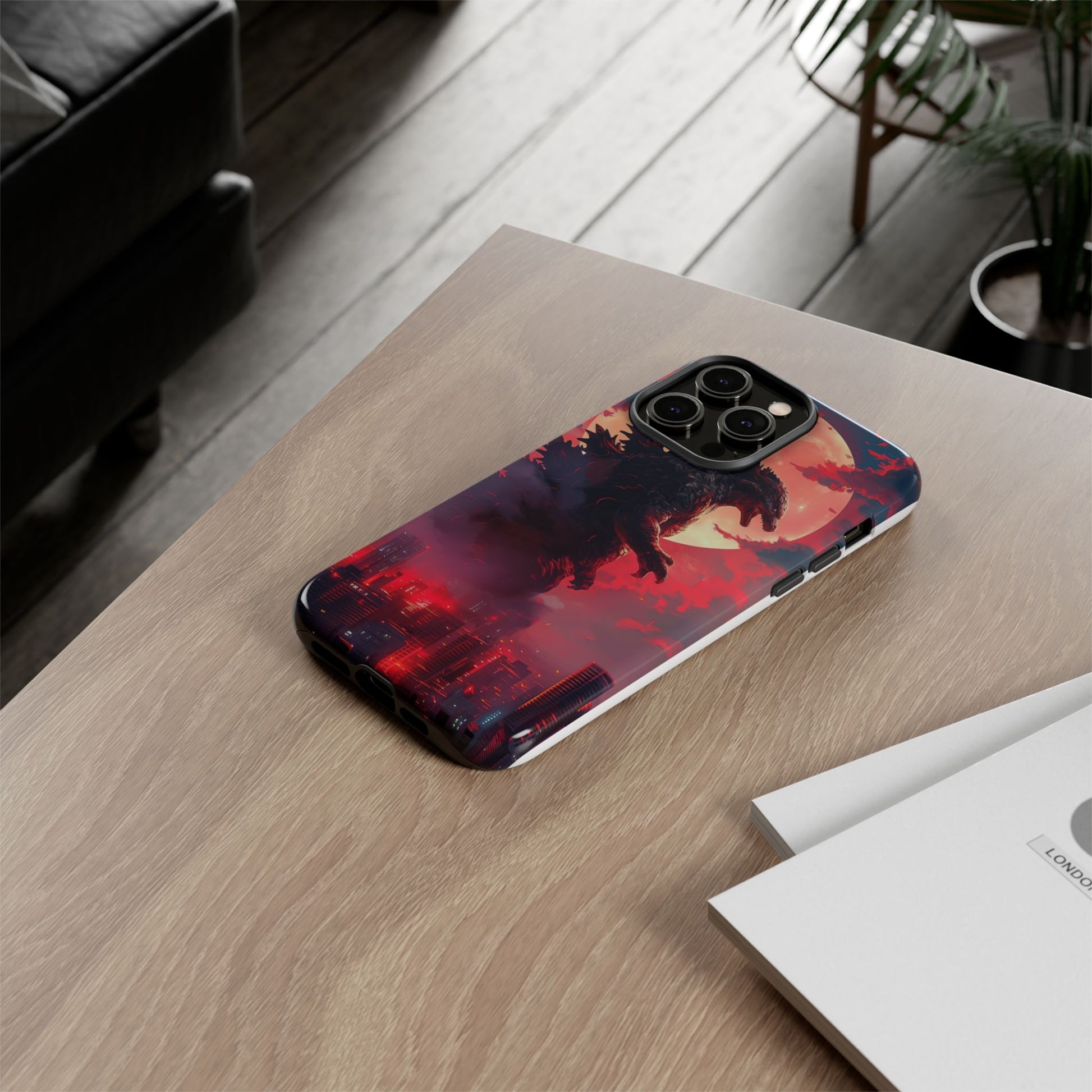 King of Monsters Godzilla Tough Phone Cases for iPhones, Samsung, and Pixel
