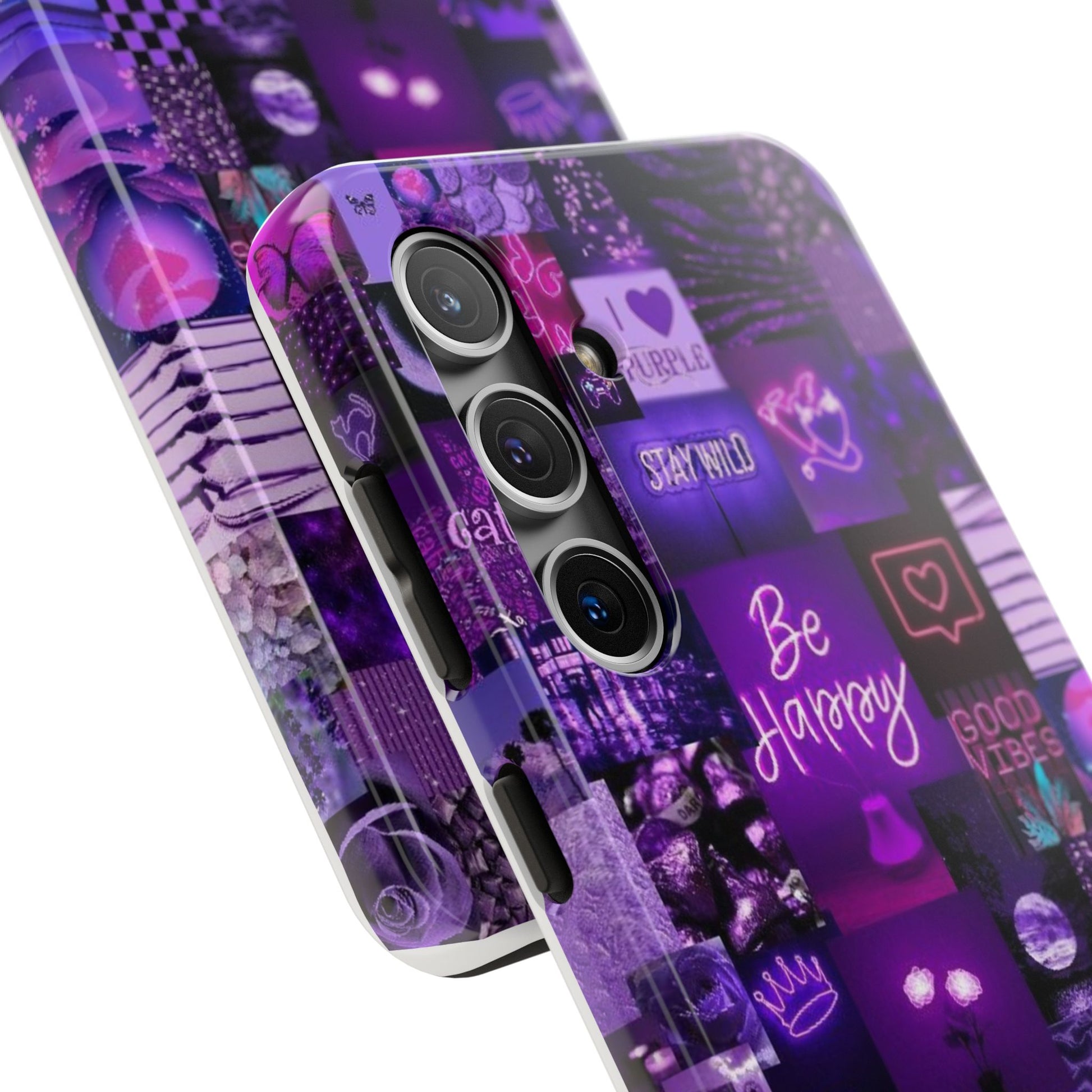 Be Happy Themed Tough Phone Cases for Iphones & Samsung Phones