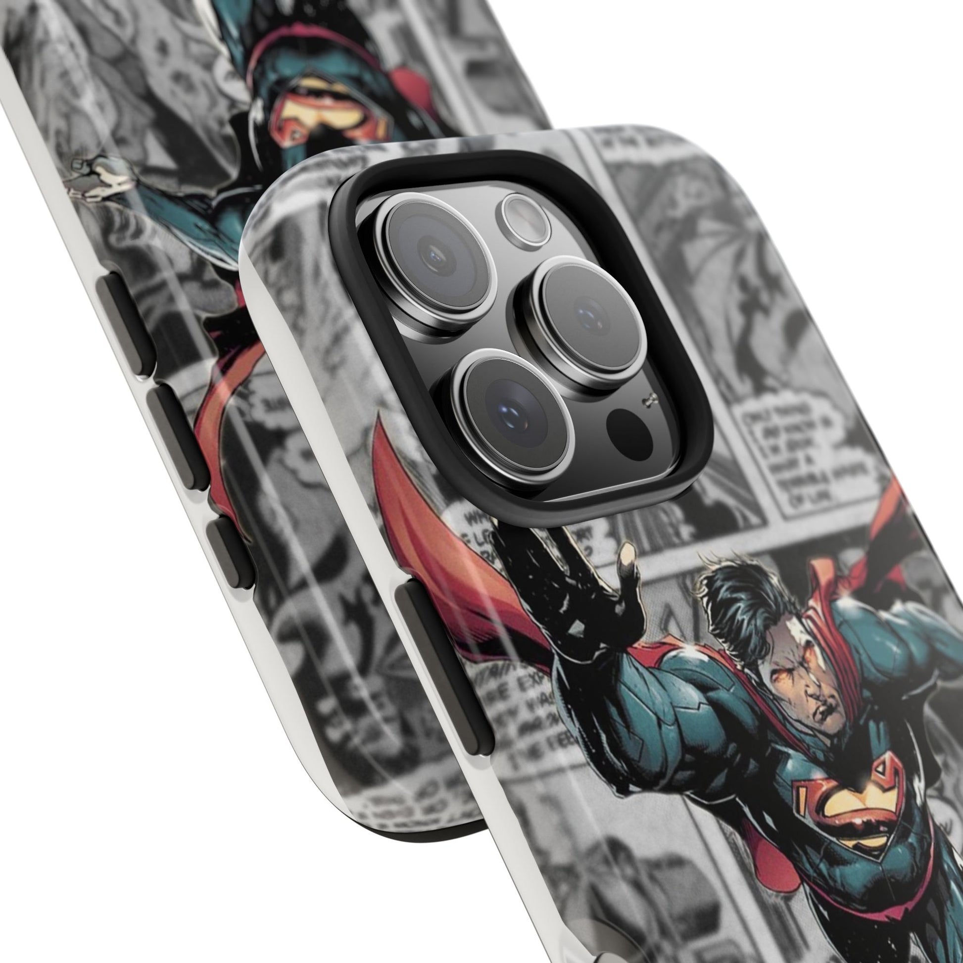 Superman Comic Book Page Theme Phone Cases for Iphones & Samsung Phones
