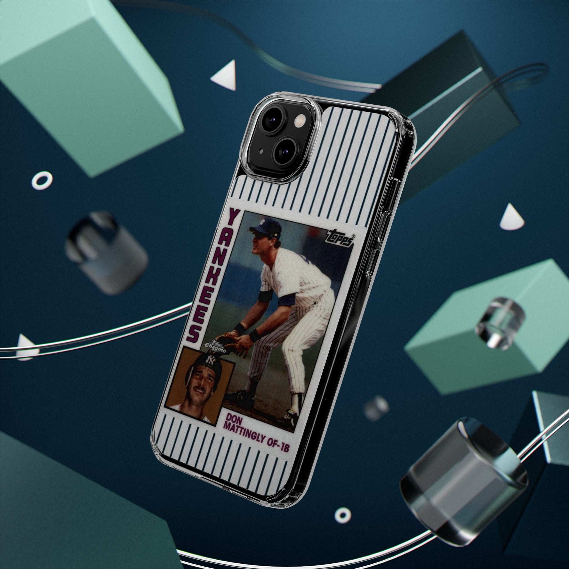Mattingly Rookie Card Baseball inspired Protective Iphone and Samsung case