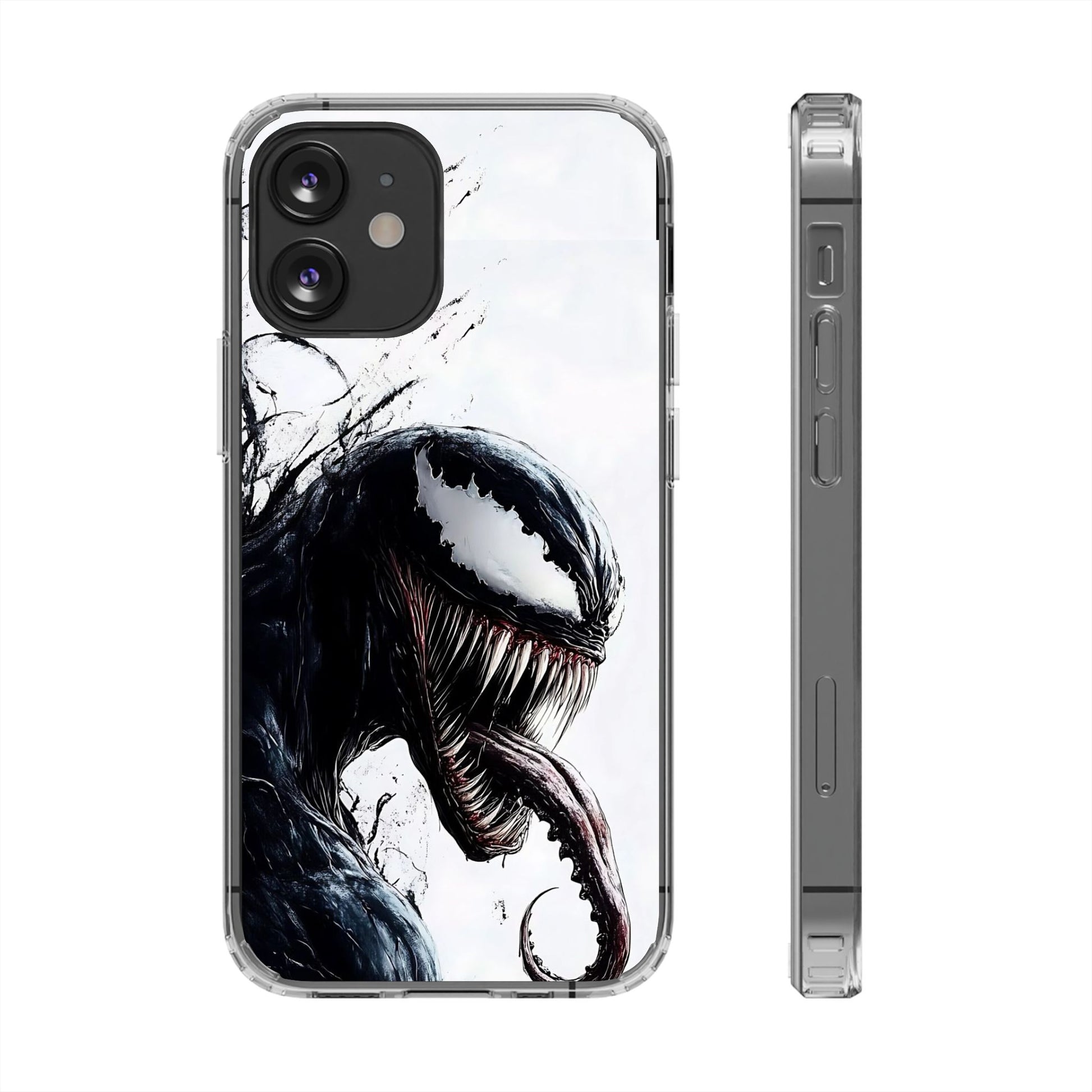 Phone Case, Venom Villain Comic Book Themed Clear Case for Select Phones,