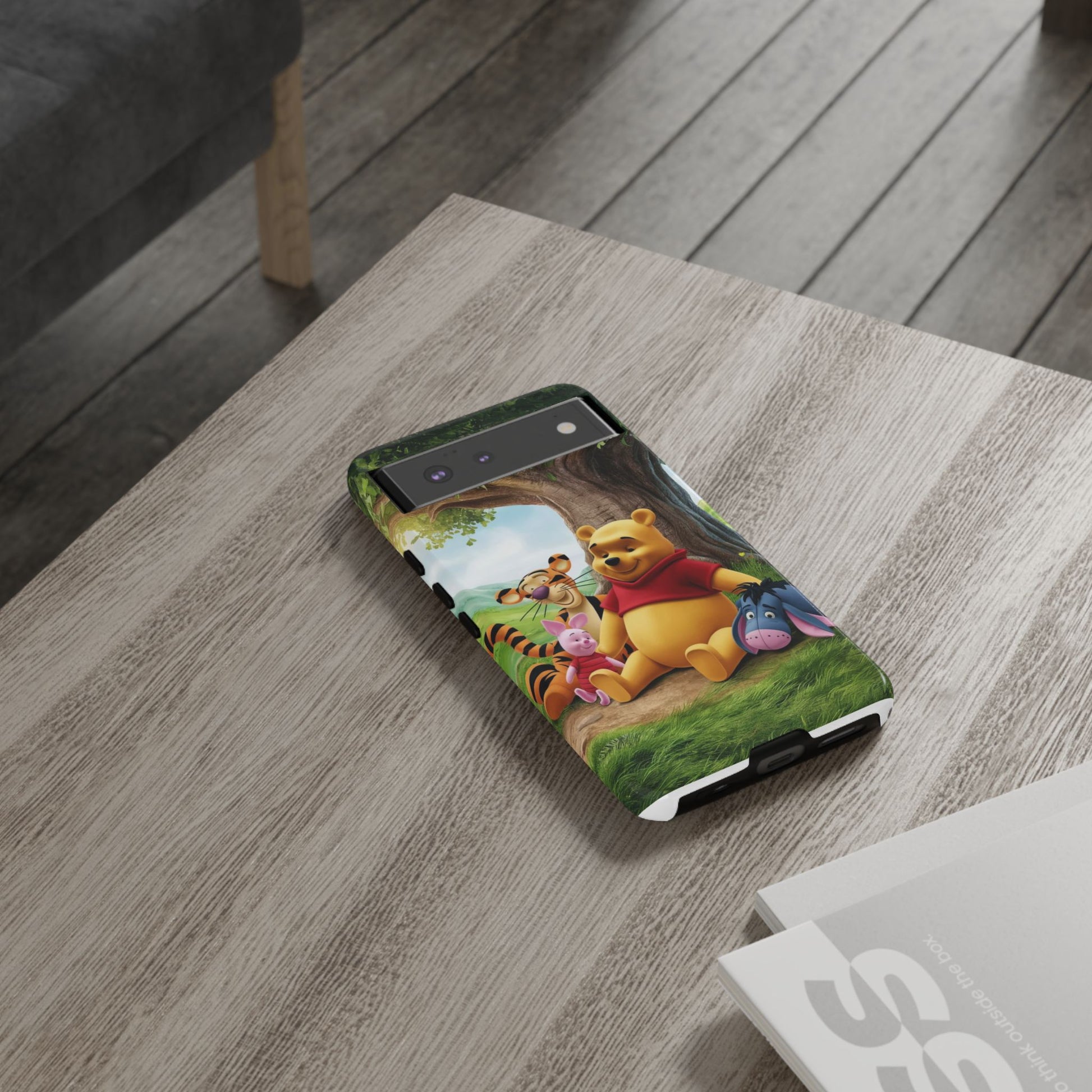 Cute Pooh Bear Phone Case, Tough Cases, Disney Phone for iPhones, Samsung, and Pixel