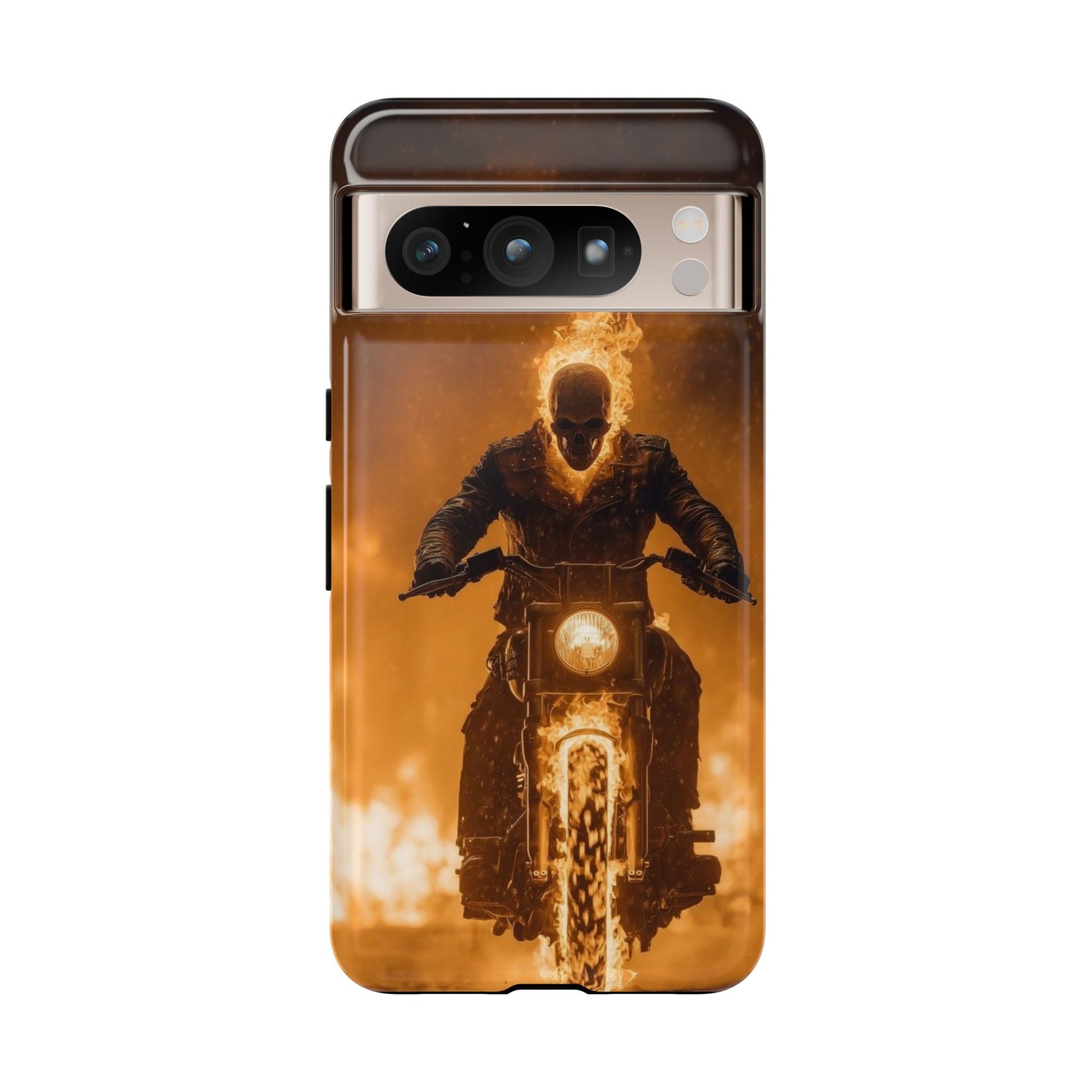 Marvel's Ghostrider Tough Cases for iPhones, Samsung, and Pixel