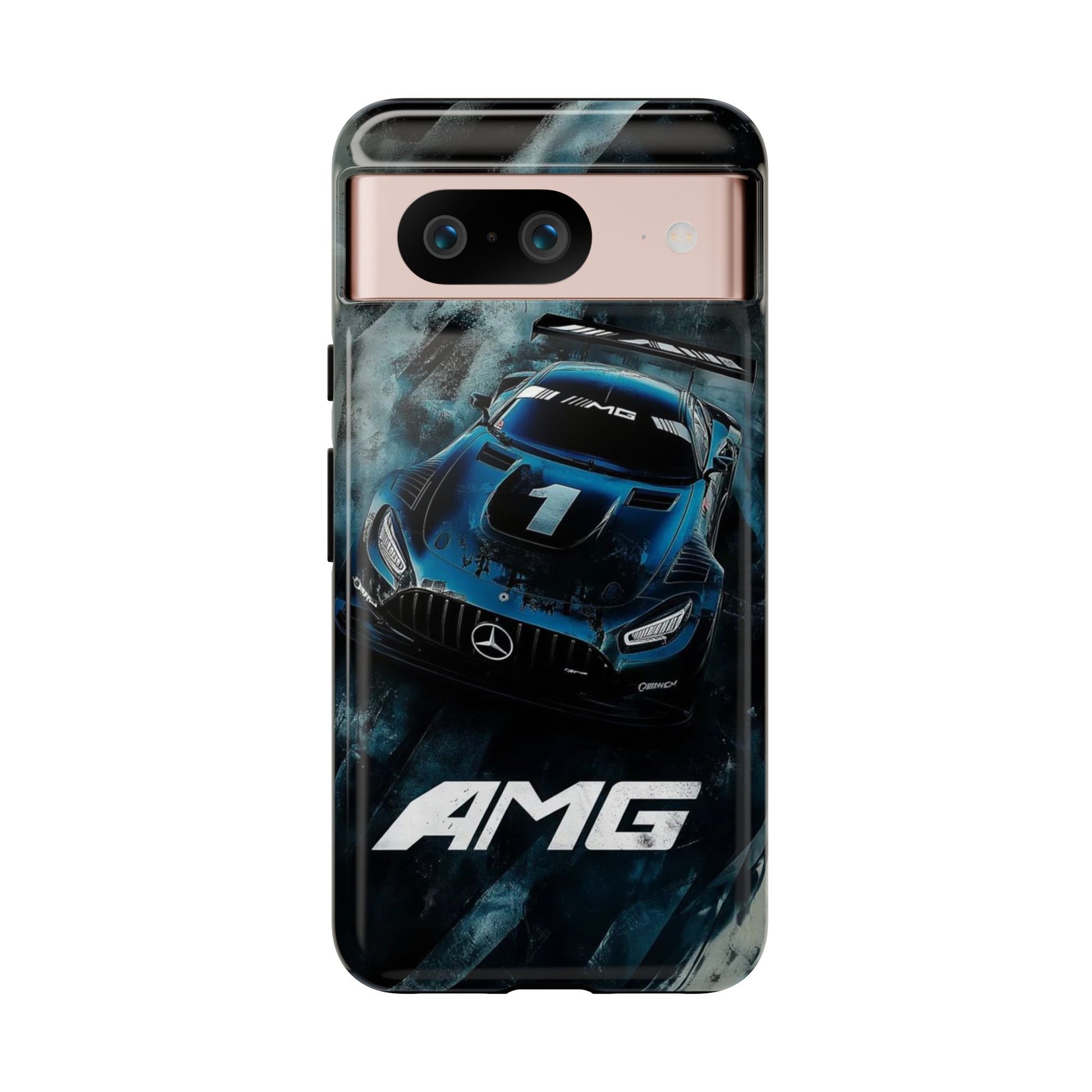 Mercedes AMG Racing Car Tough Cases for iPhones, Samsung, and Pixel