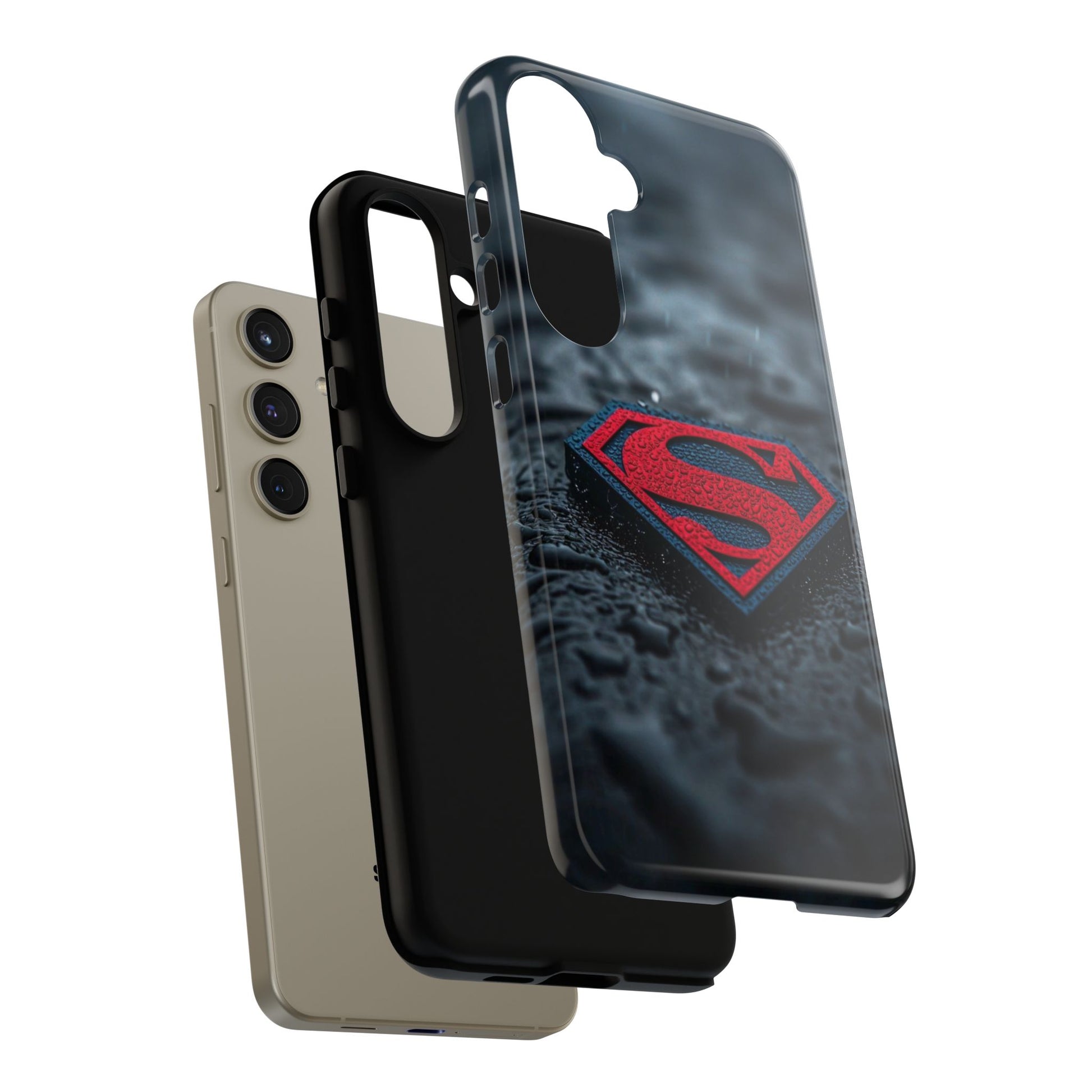 Superman Logo Tough Cases for iPhones, Samsung, and Pixel