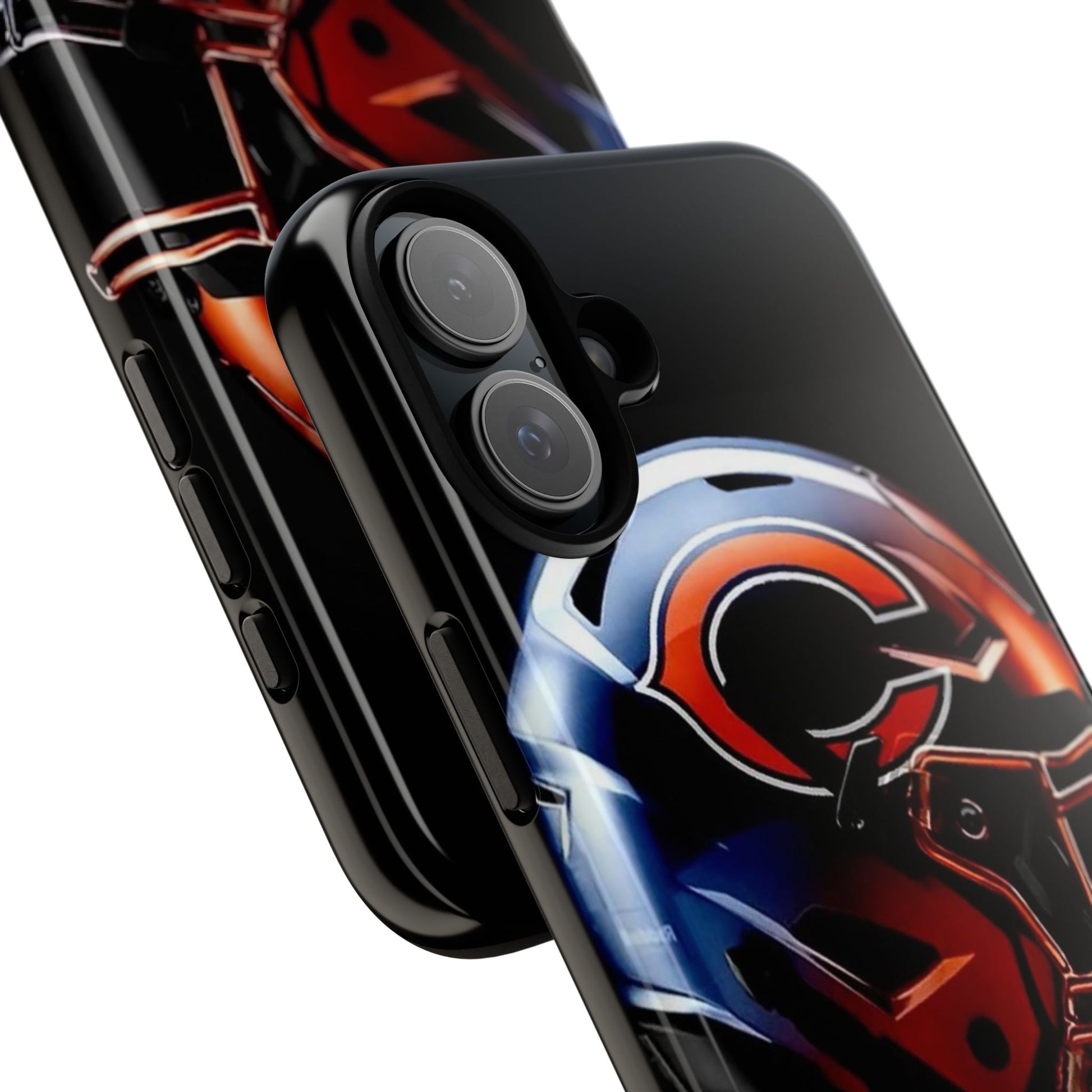 Football Helmet Chicago Bears Phone Case, Tough Cases for iPhones, Samsung, and Pixel