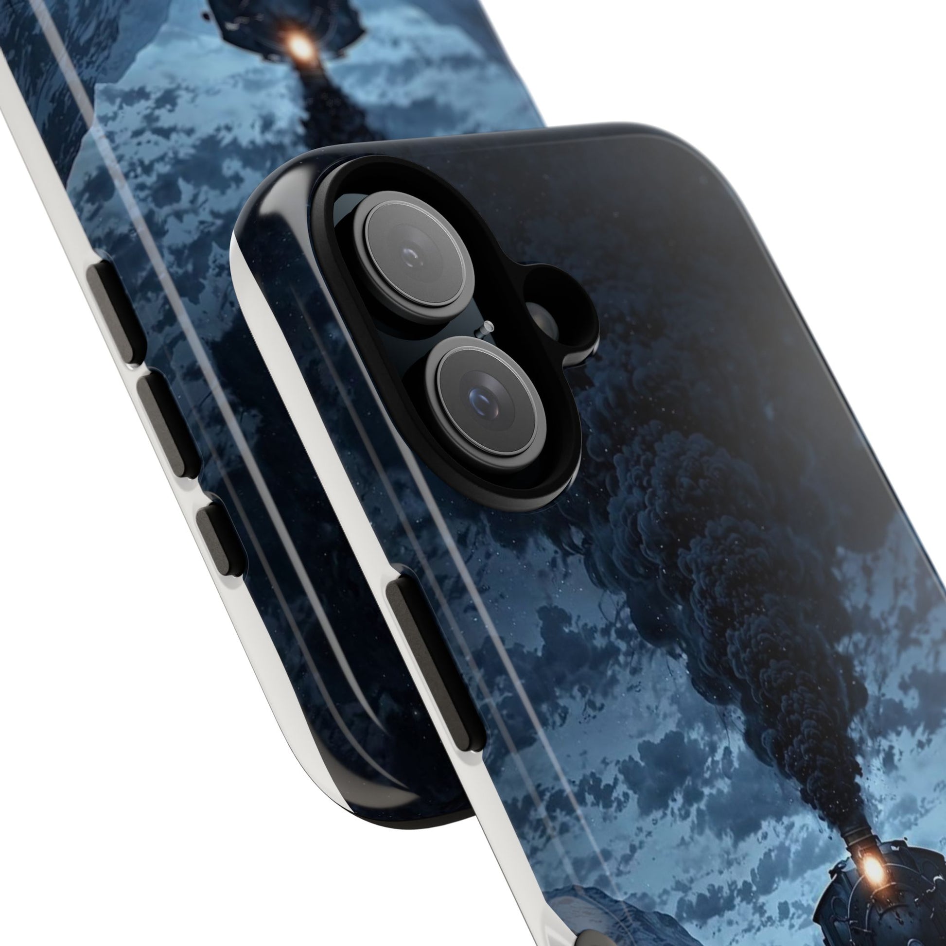 Steam Engine Train Themed Tough Cases for iPhones, Samsung, and Pixel