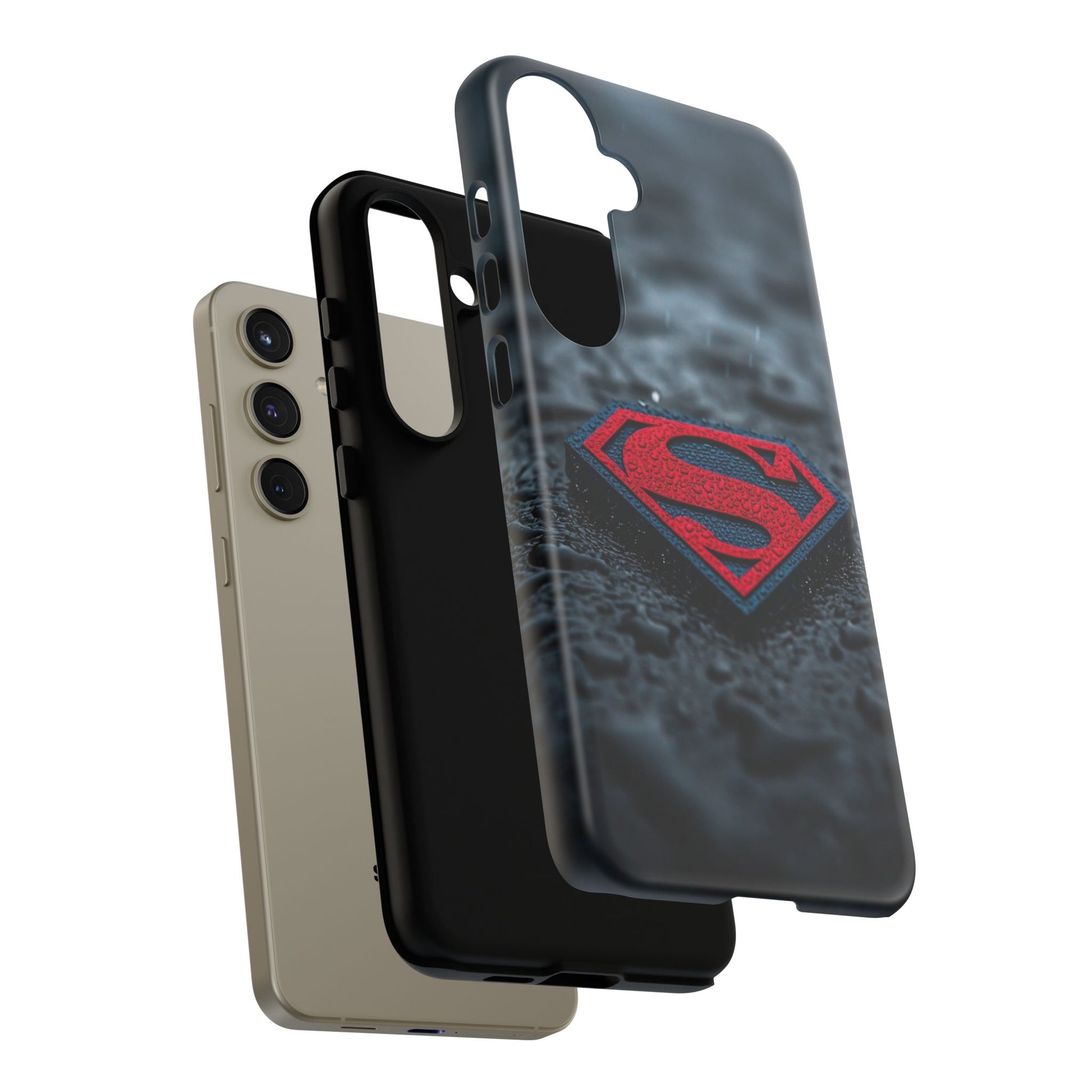 Superman Logo Tough Cases for iPhones, Samsung, and Pixel