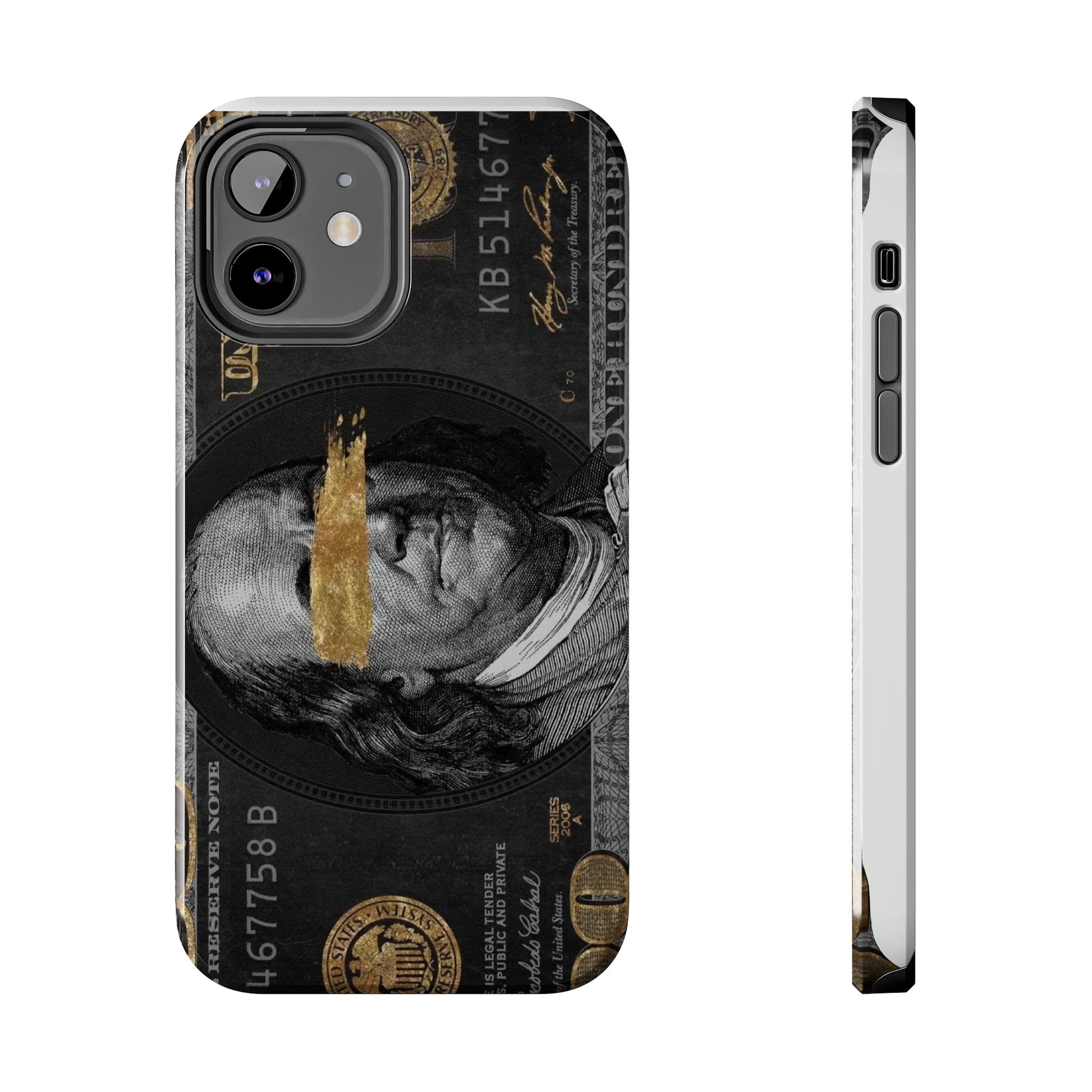 Hundred Dollar Bill Phone Cases for Iphones & Samsung Durable