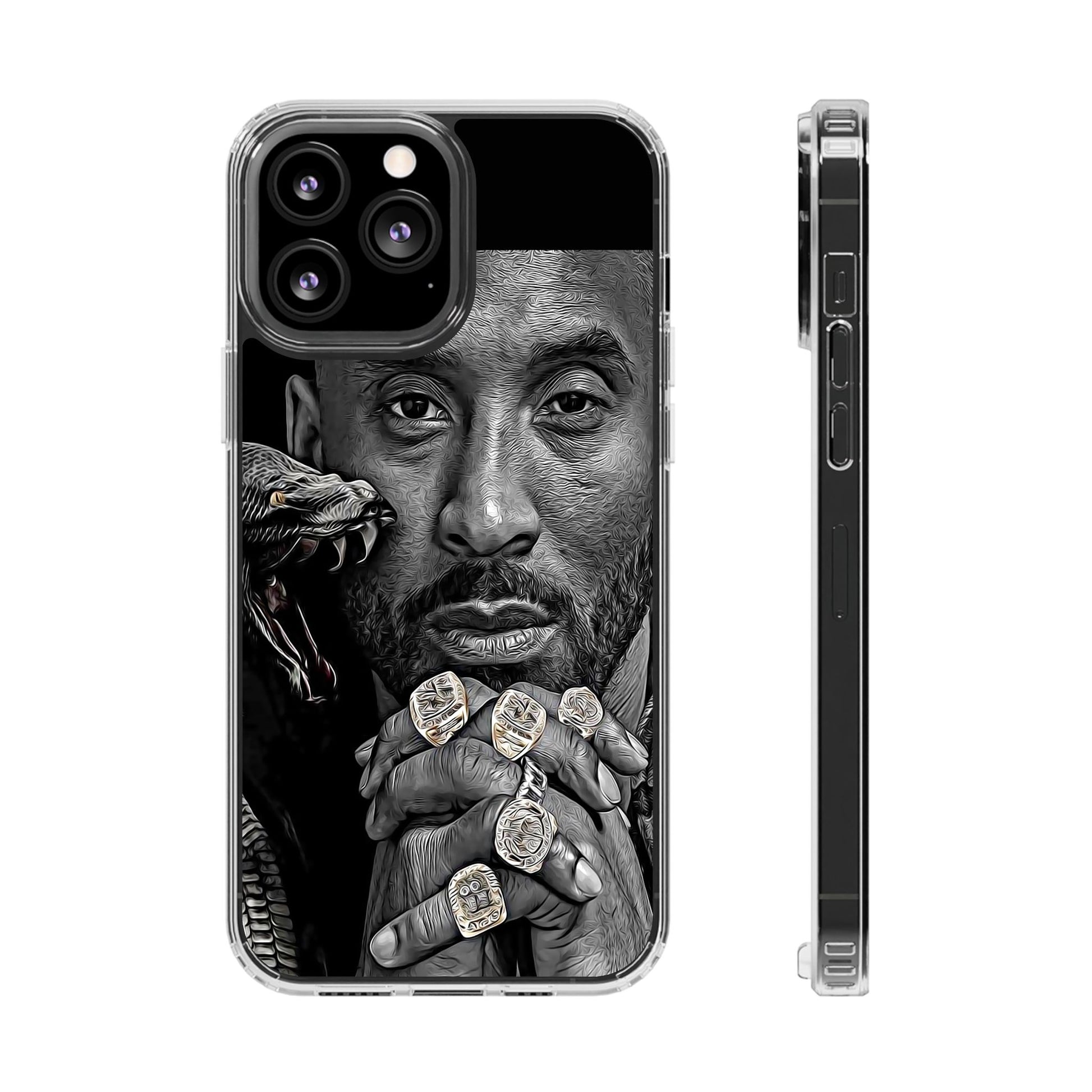 Kobe Championship Rings Mamba Themed Protective Iphone and Samsung case
