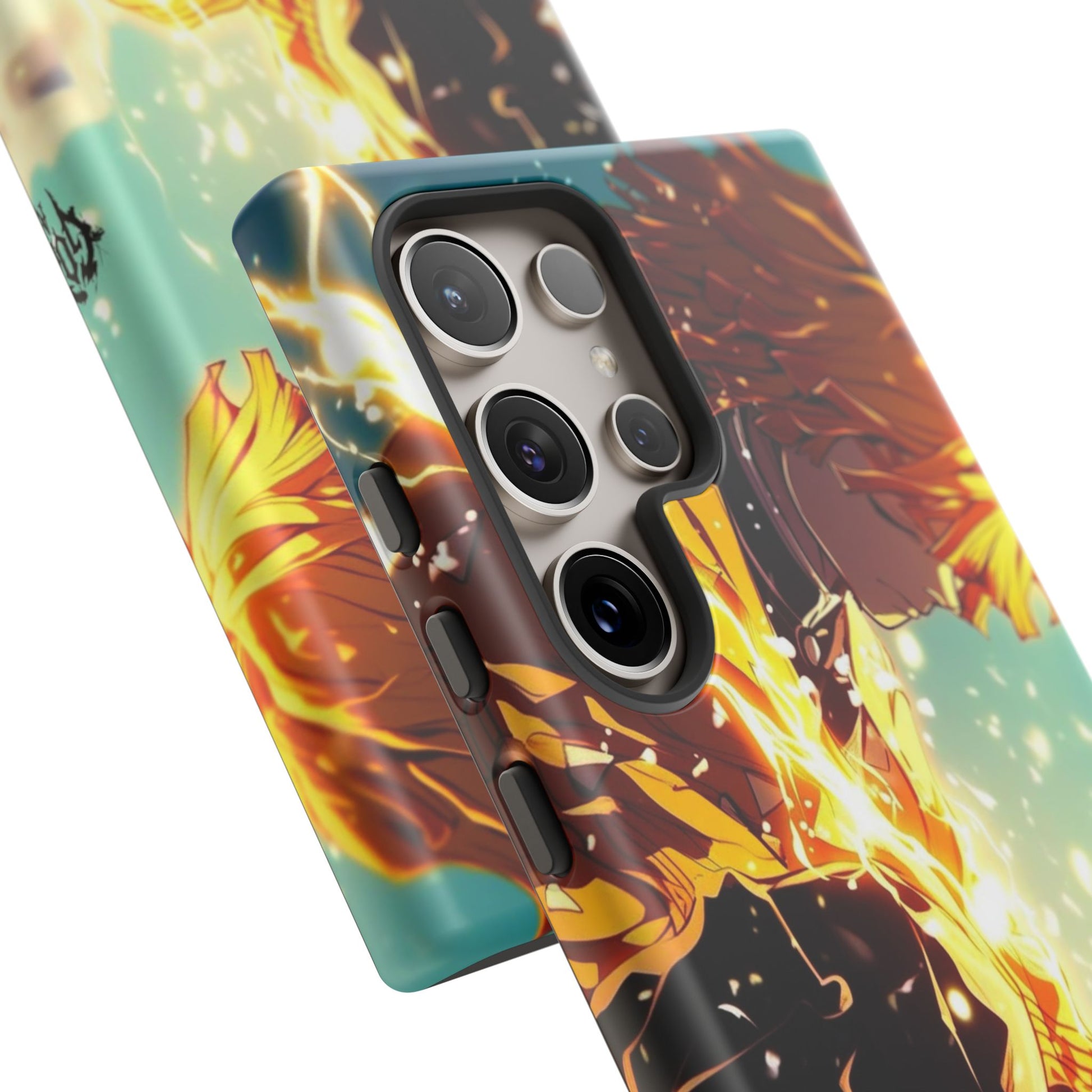Demon Slayer Zenitsu Anime Theme Phone Case, Tough Cases for iPhones, Samsung, and Pixel
