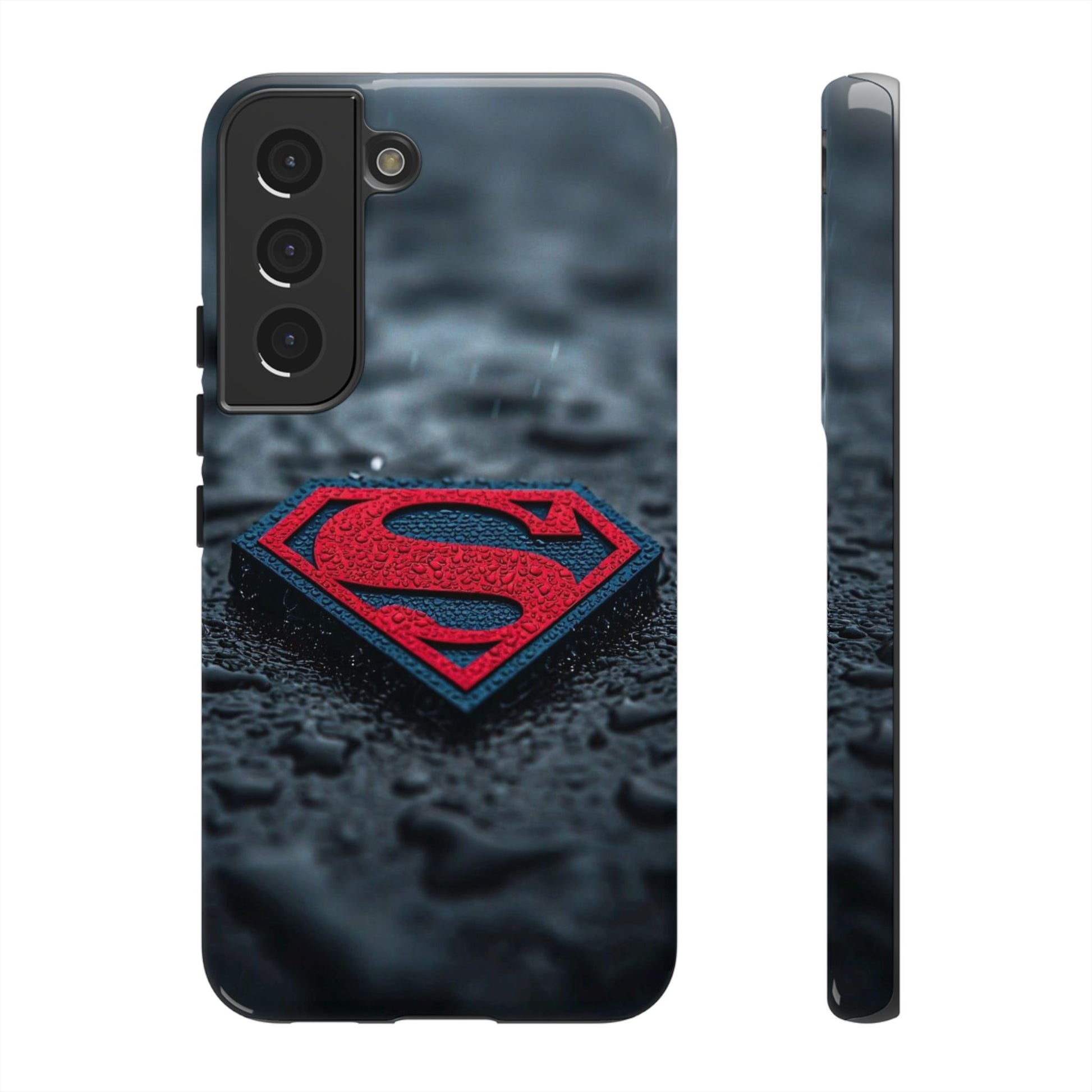 Superman Logo Tough Cases for iPhones, Samsung, and Pixel