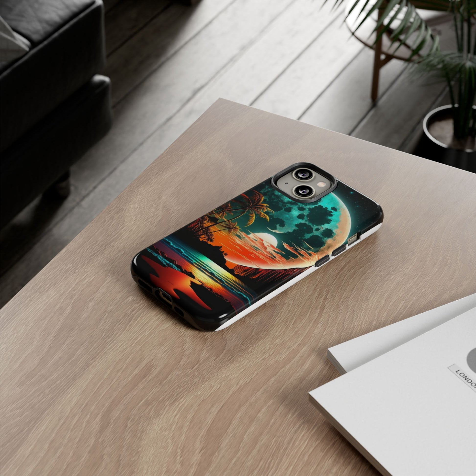 Fantasy Beach Sunset Landscape Phone Case for iPhone, Samsung Galaxy, & Pixel Phones