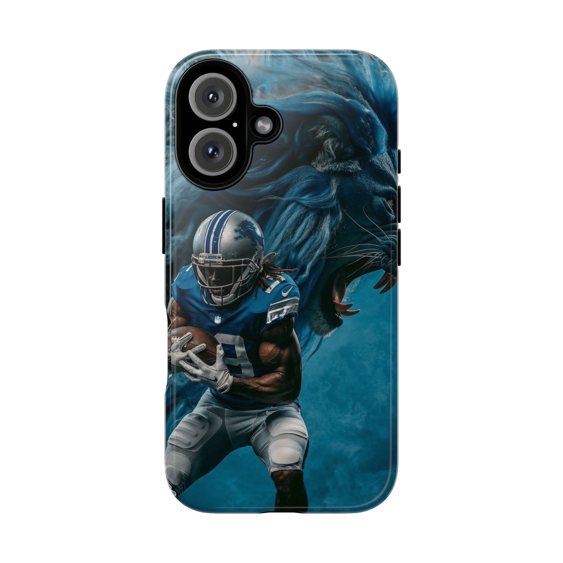Detroit Lions Player Football Phone Case, Tough Cases for iPhones, Samsung, and Pixel