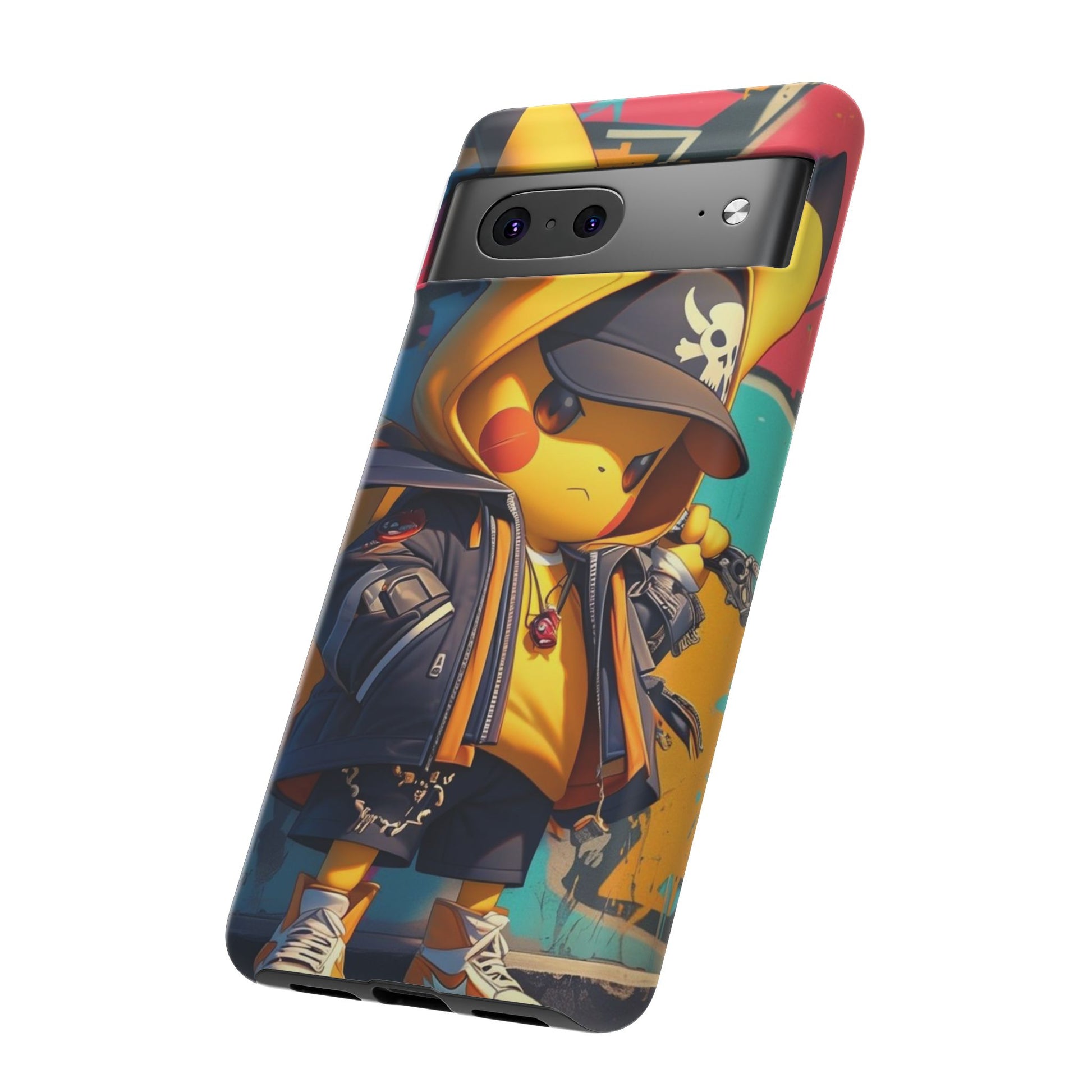 Cute Poke Bear Phone Case, Tough Cases for iPhones, Samsung, and Pixel
